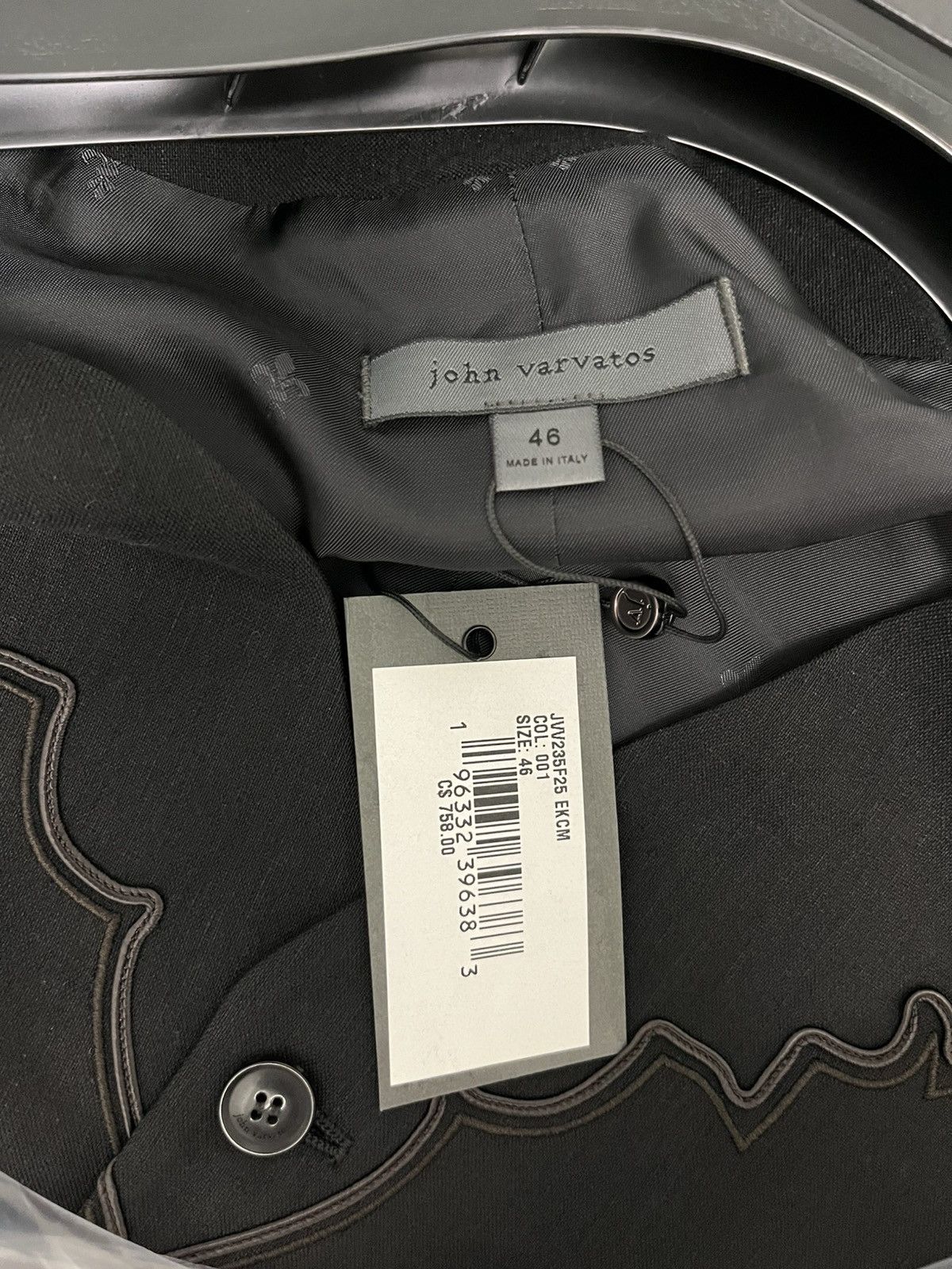 John Varvatos Theodore Vest EU 46 USA 36 Size US S / EU 44-46 / 1 - 14 Thumbnail