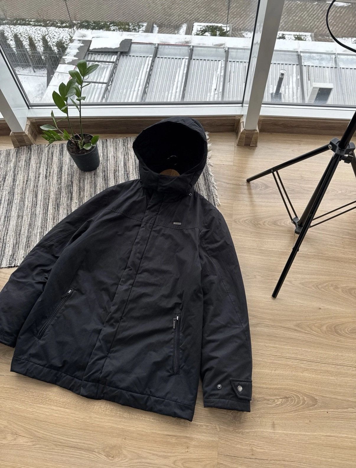 Yves Saint Laurent Yves Saint Lauren YSL Parka Long Jacket With Lining Black Size US L / EU 52-54 / 3 - 3 Thumbnail