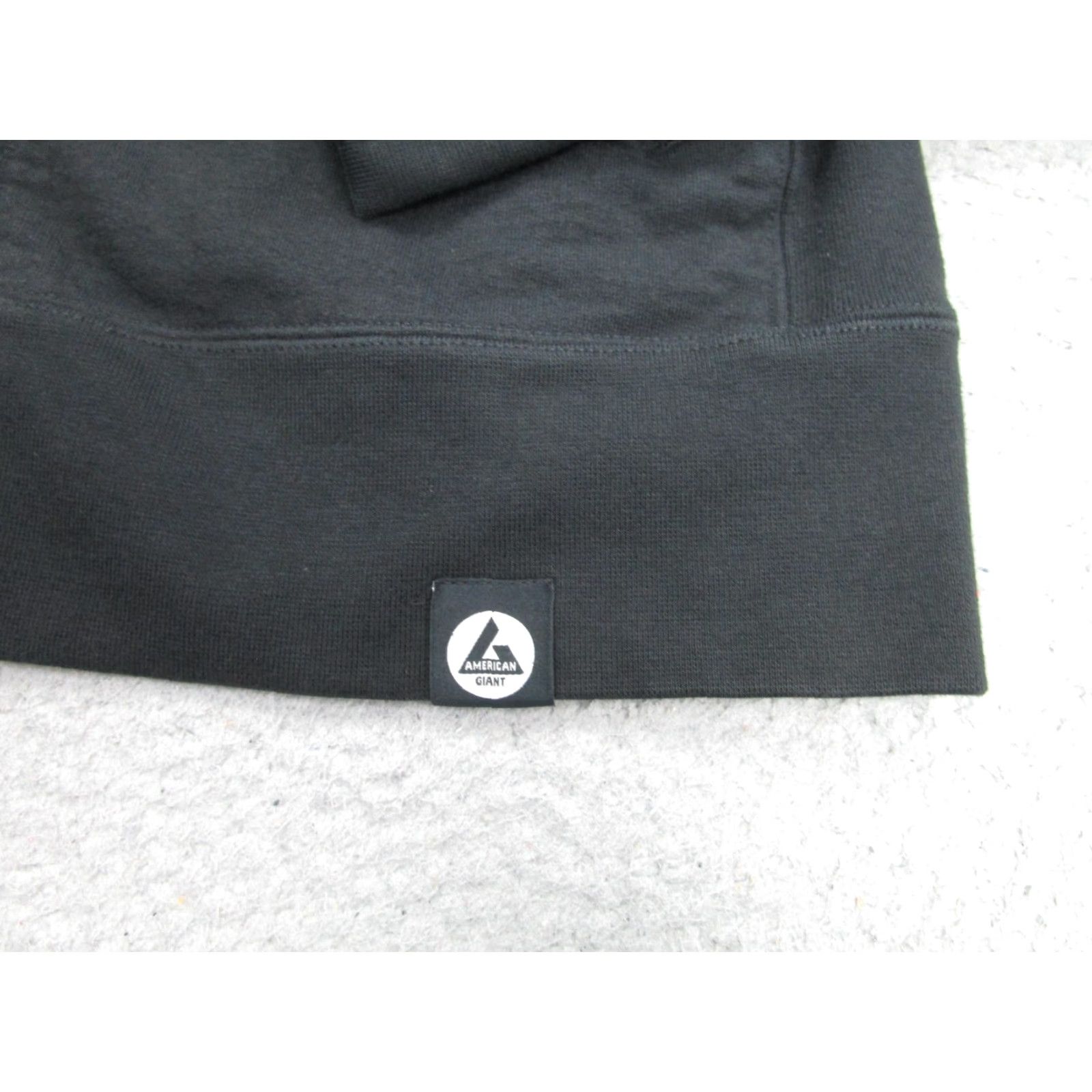Vintage American Giant Sweatshirt Mens Large Black Full Zip 100% Cotton Made USA Jacket Size US L / EU 52-54 / 3 - 3 Thumbnail