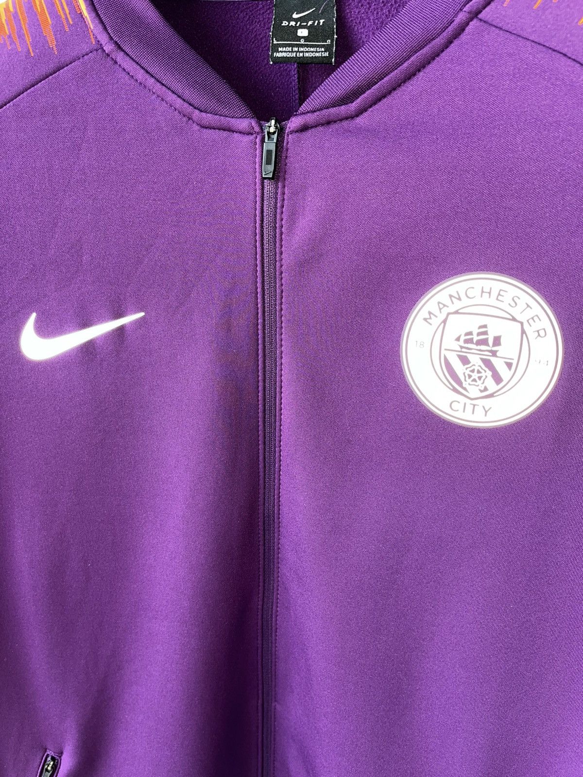 Nike Nike 2018/19 Manchester City FC Training Football Jacket L Size US L / EU 52-54 / 3 - 3 Thumbnail