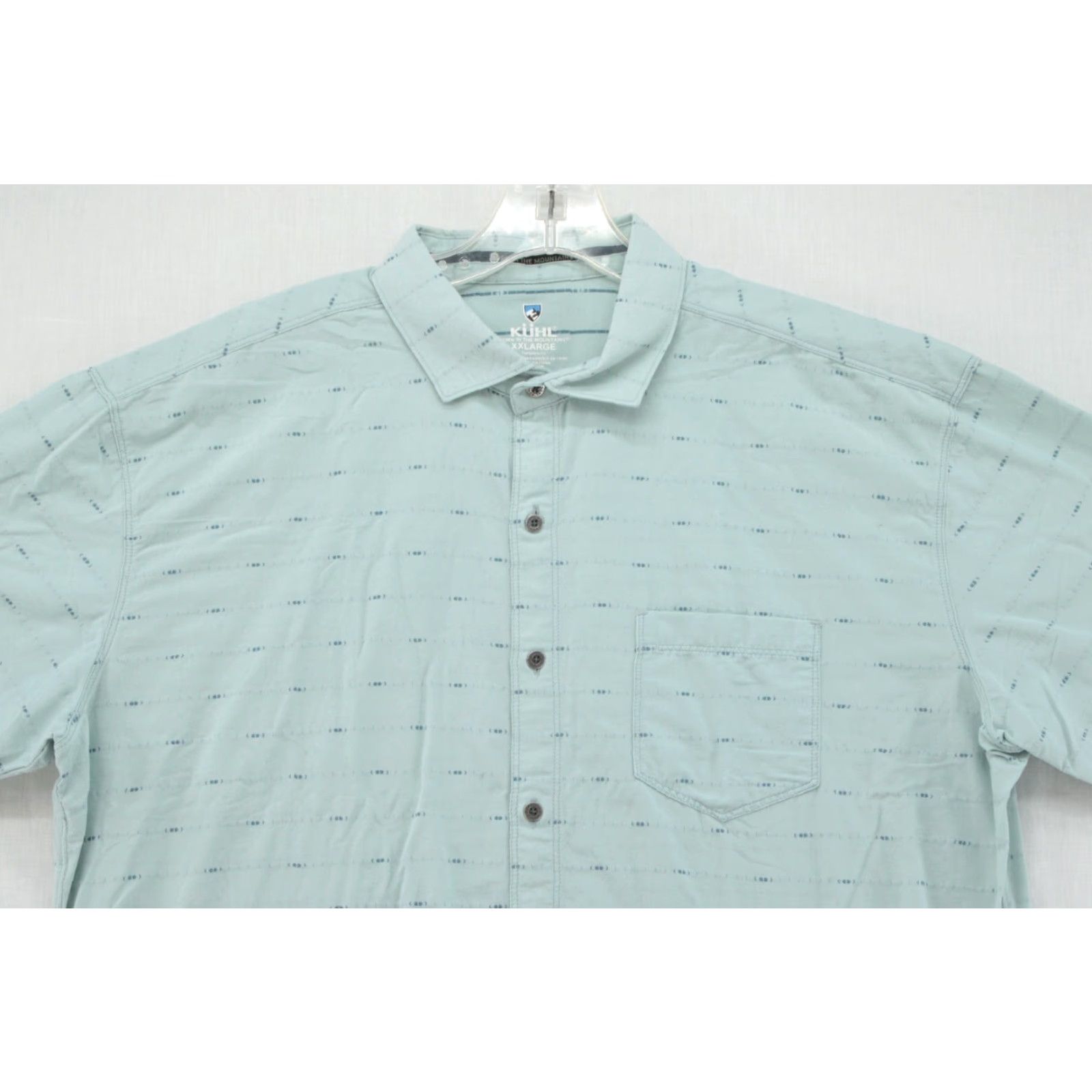 Vintage Kuhl Intrepid Shirt Mens 2XL Green Short Sleeve Tapered Fit Hiking Outdoor #7567 Size US XXL / EU 58 / 5 - 2 Thumbnail