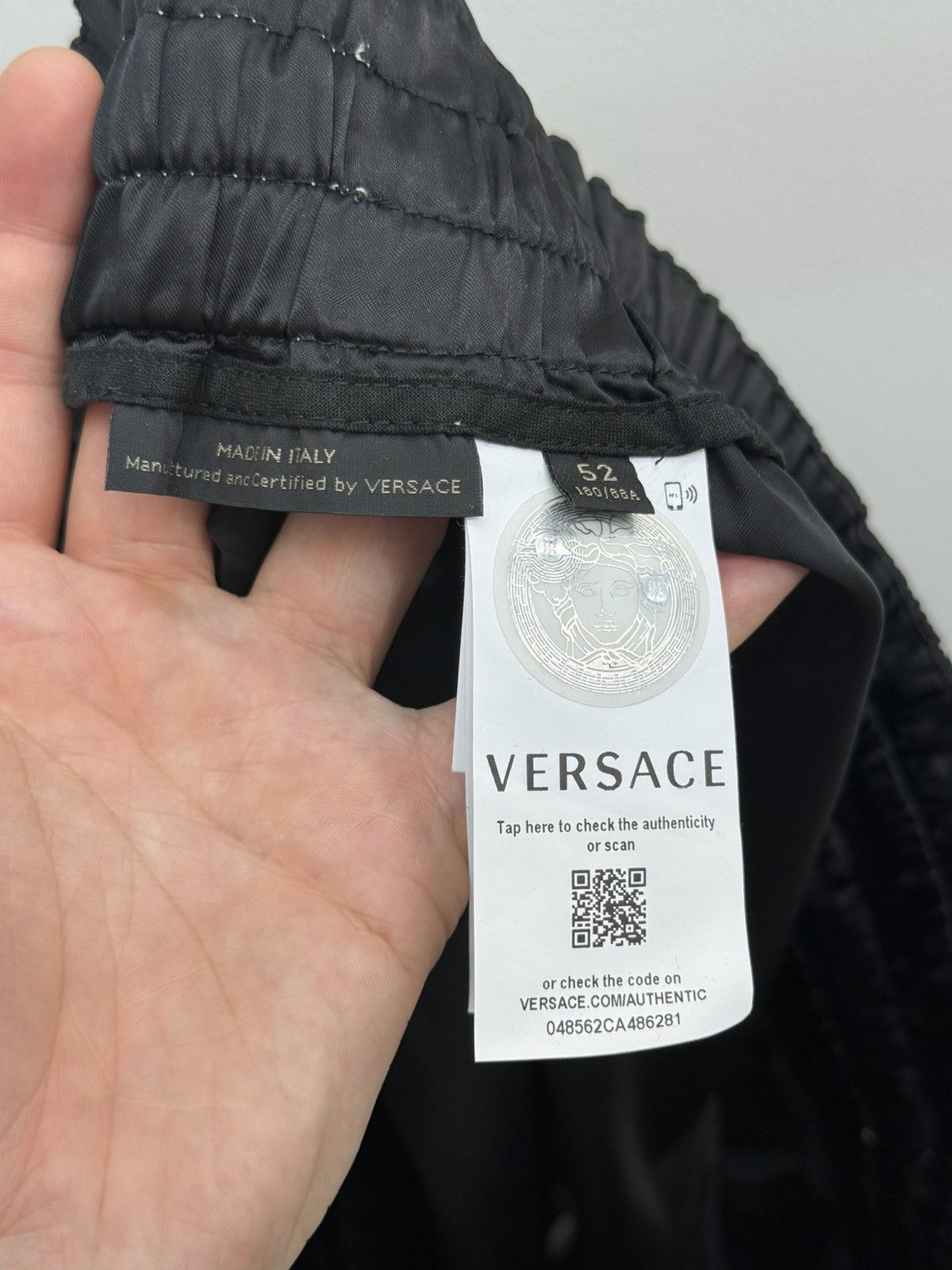 Versace Versace FW19 Runway Satin Boxing Shorts Size US 34 / EU 50 - 6 Thumbnail
