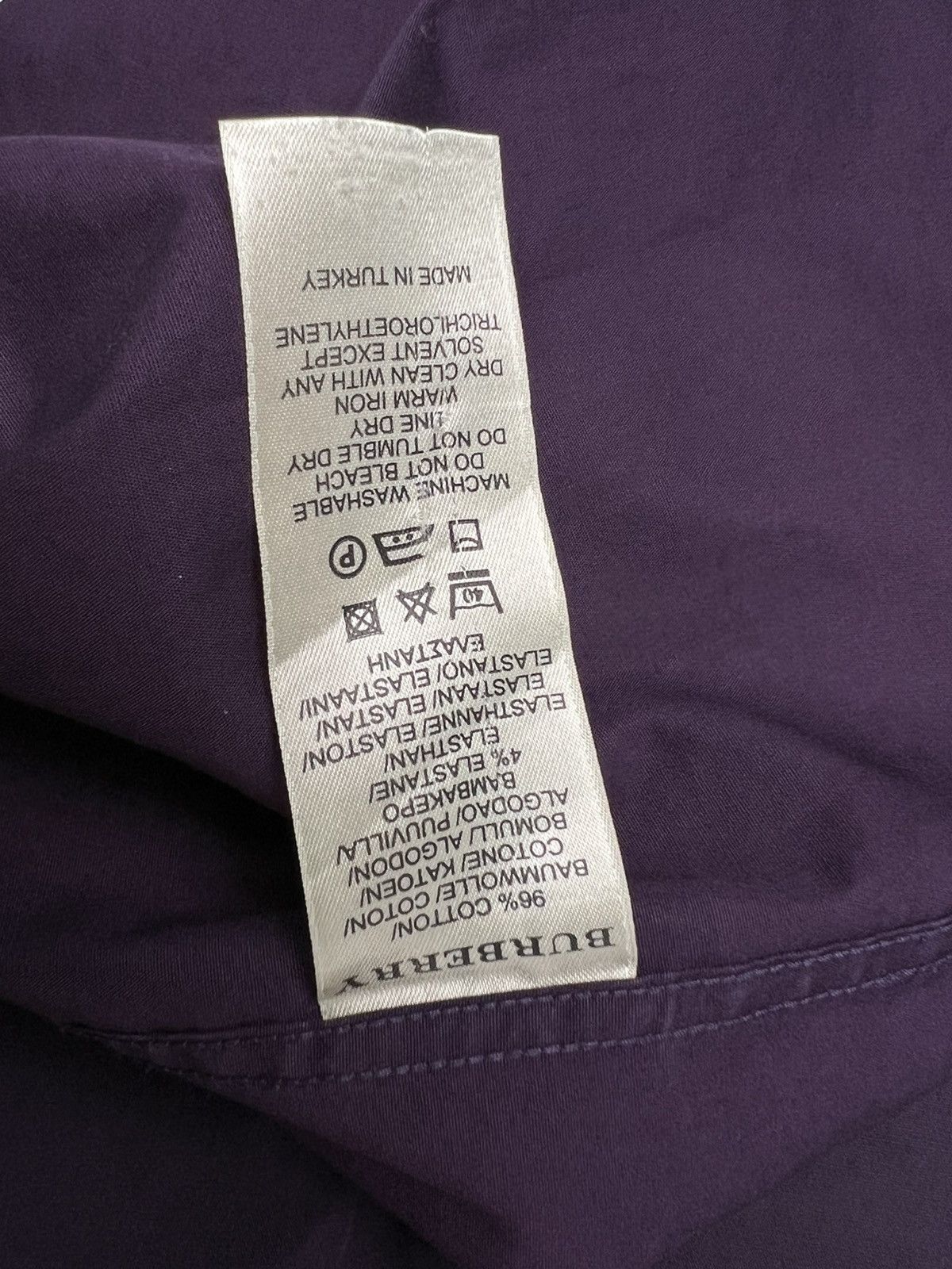 Burberry × Designer Burberry Nova Check Purple Size US M / EU 48-50 / 2 - 6 Thumbnail