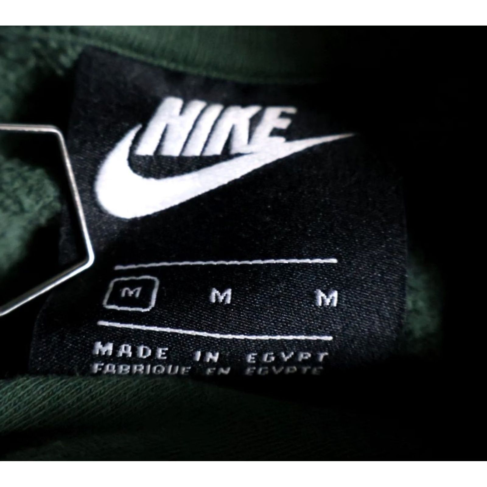 Nike Nike Swoosh Hoodie Men's Medium Green AOP Drawstring Pullover Sweatshirt Size US M / EU 48-50 / 2 - 3 Thumbnail