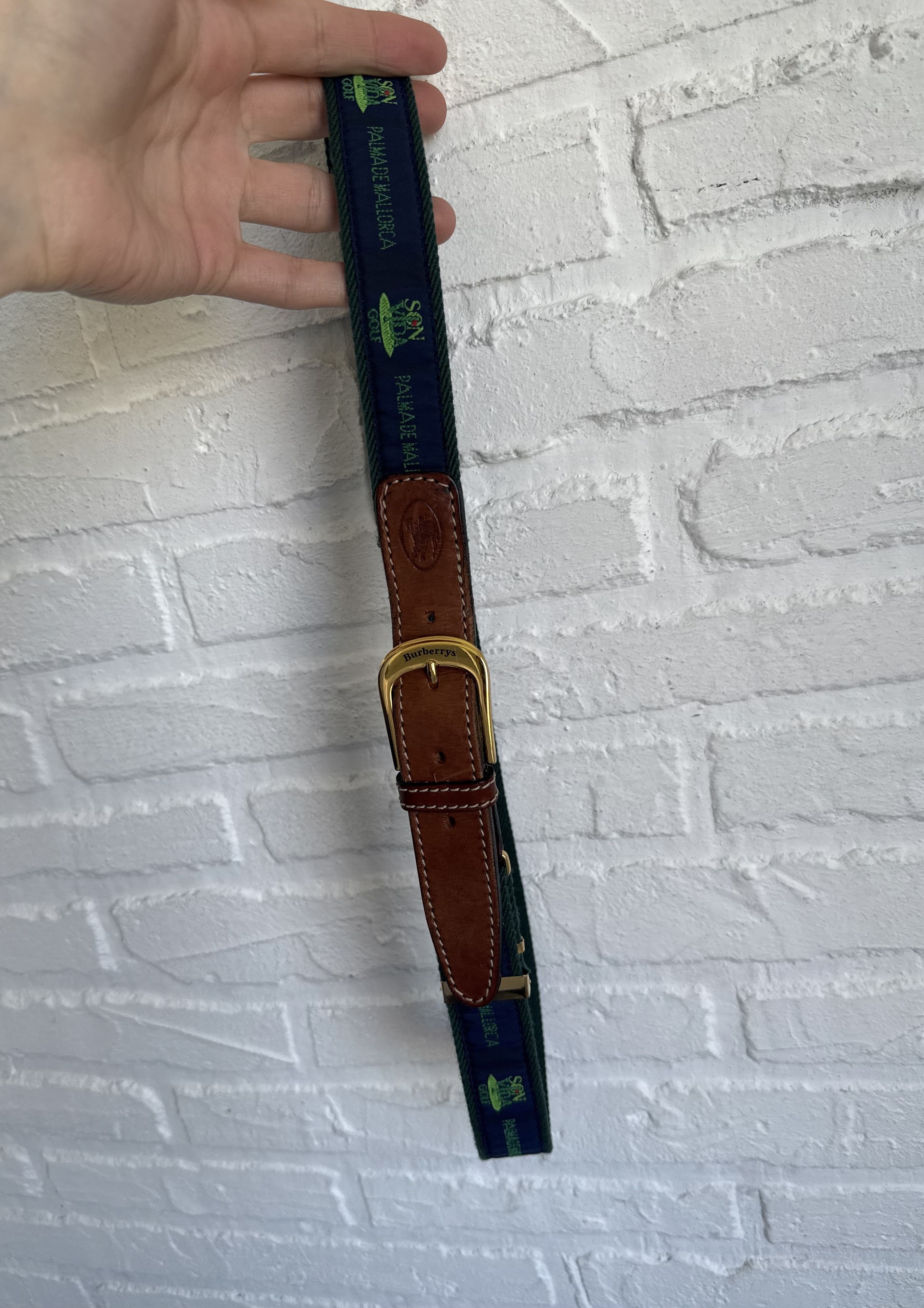Burberry Vintage Burberrys Golf Belt Son Vida Palma De Mallorca Size ONE SIZE - 1 Thumbnail