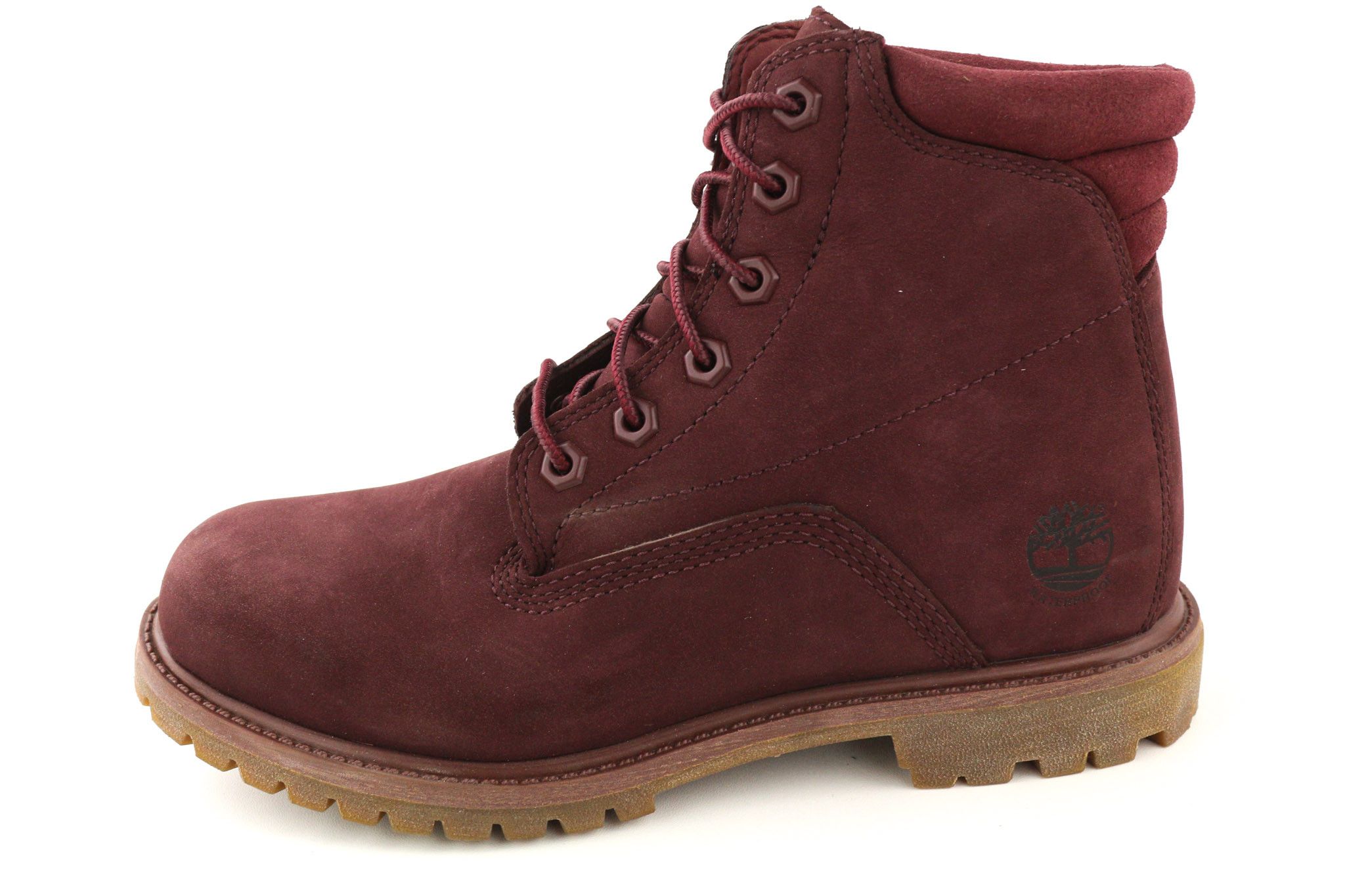 Timberland A1R2T-A4898 EU39/40 Purple Leather Lace Boots Shoes 81136 Size US 8 / IT 38 - 14 Thumbnail