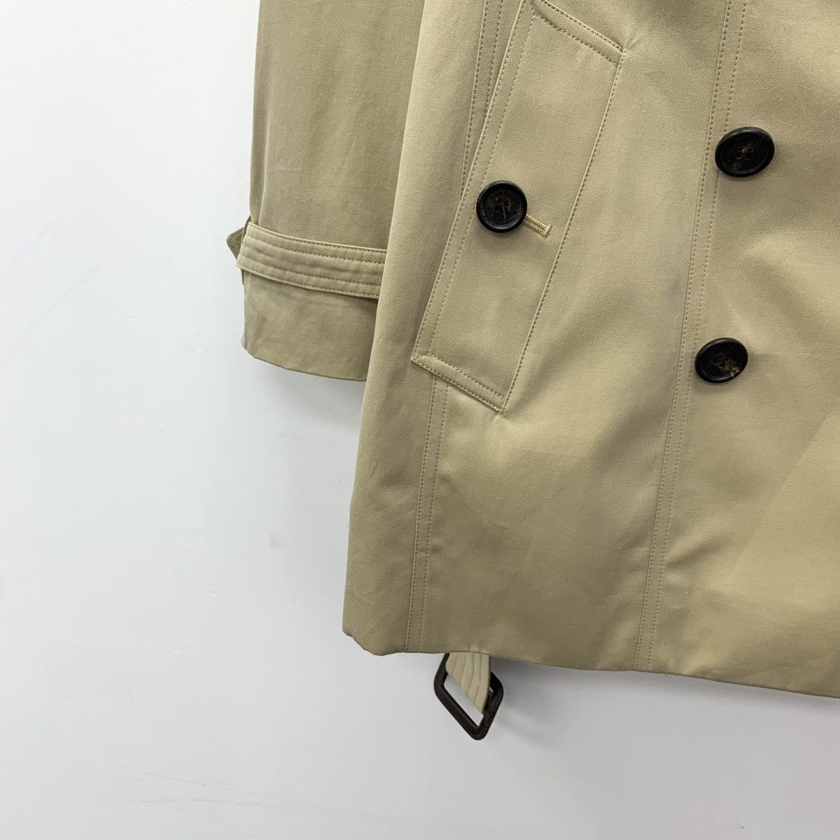 Burberry Burberry brown cotton trench coat Size S / US 4 / IT 40 - 4 Thumbnail