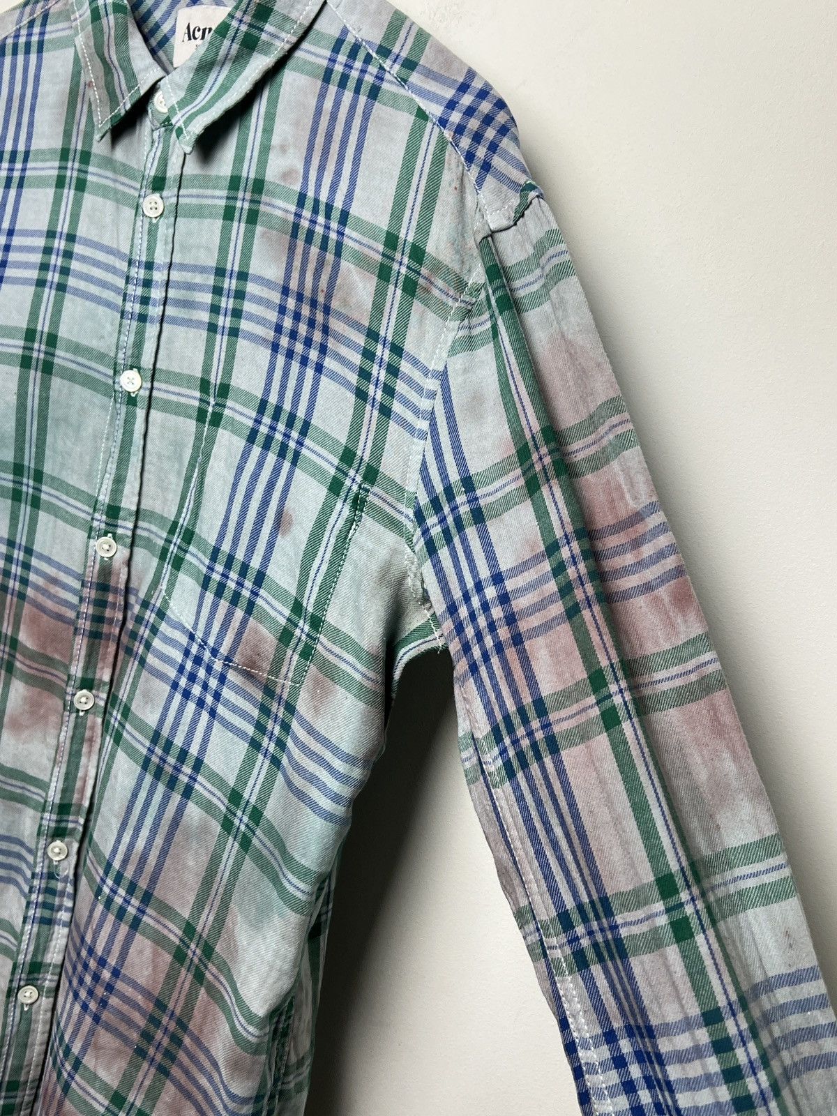 Acne Studios acne vintage travis plaid shirt tie dye y2k Size US M / EU 48-50 / 2 - 5 Thumbnail