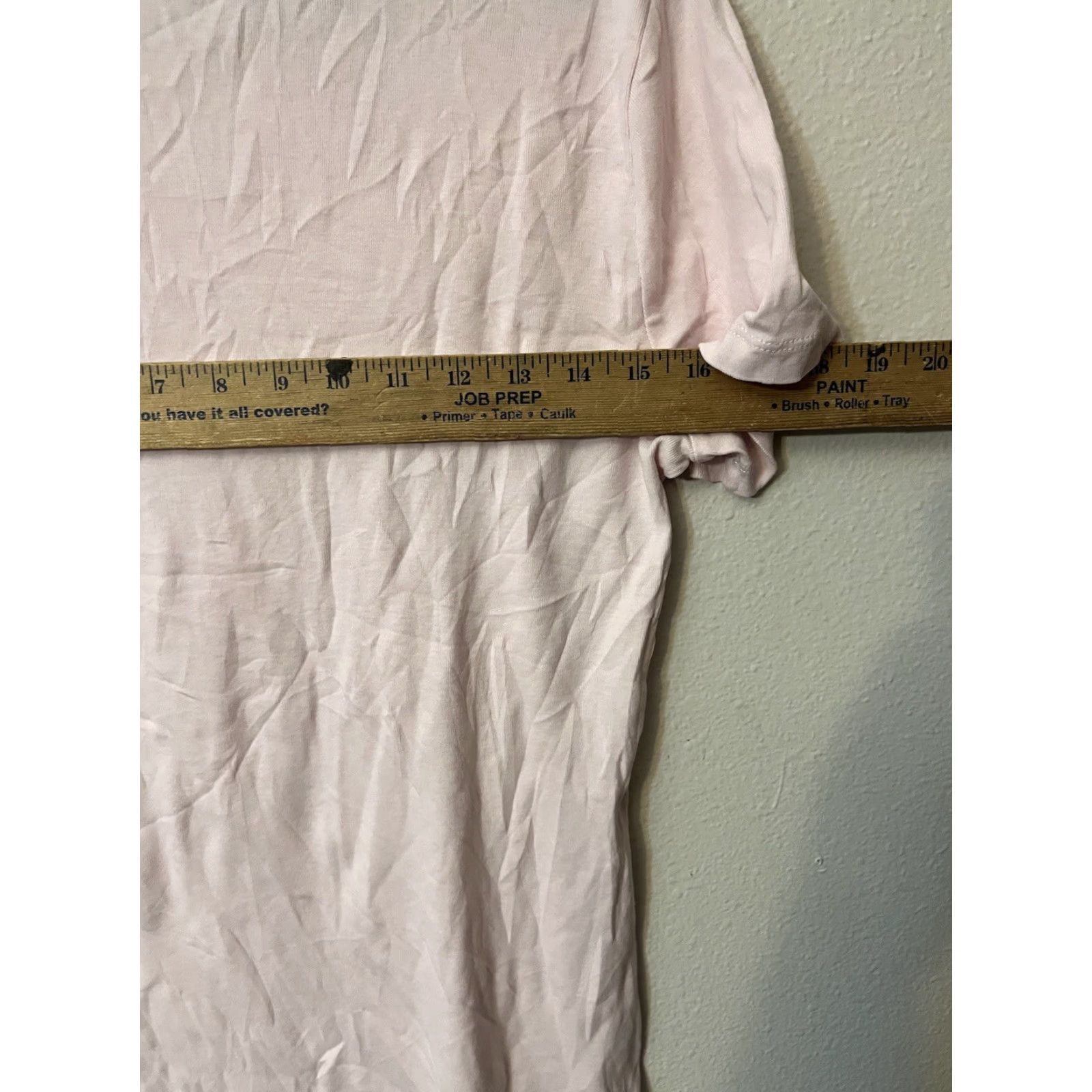 Talbots TALBOTS Women's T-Shirt Medium Pink Solid Short Sleeve Cotton Round Neck Classic Size M / US 6-8 / IT 42-44 - 5 Thumbnail