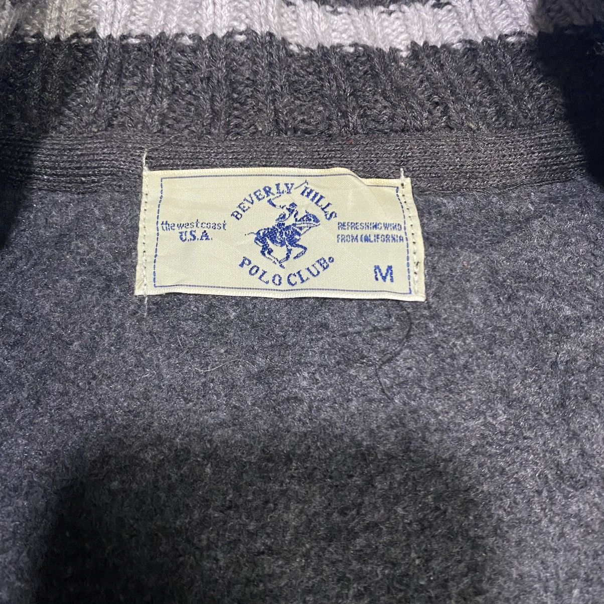 Beverly Hills Polo Club × Polo Ralph Lauren × U.S. Polo Assn. Beverly Hills Polo Club Zipper Knit Jacket Size US M / EU 48-50 / 2 - 10 Thumbnail