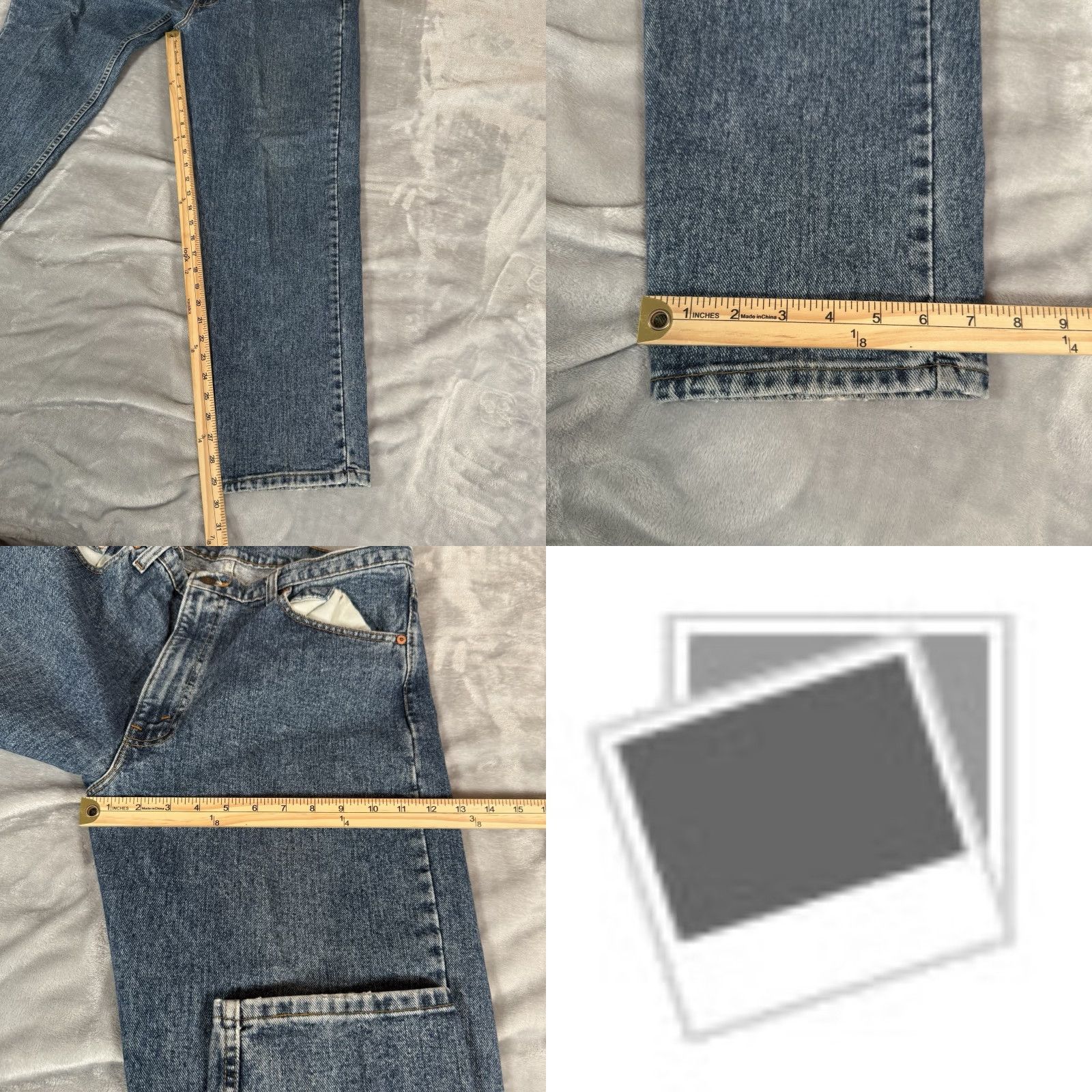 Levi's VINTAGE Levi's 550 Jeans Mens 34x30 Relaxed Tapered Blue Denim 90s USA Size US 34 / EU 50 - 8 Thumbnail
