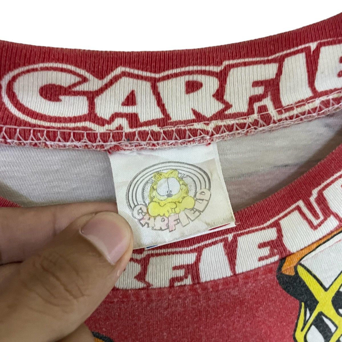 Vintage VINTAGE 90' 1996 CELENDER GARFIELD ALL CHARACTERS RARE Size US M / EU 48-50 / 2 - 8 Thumbnail