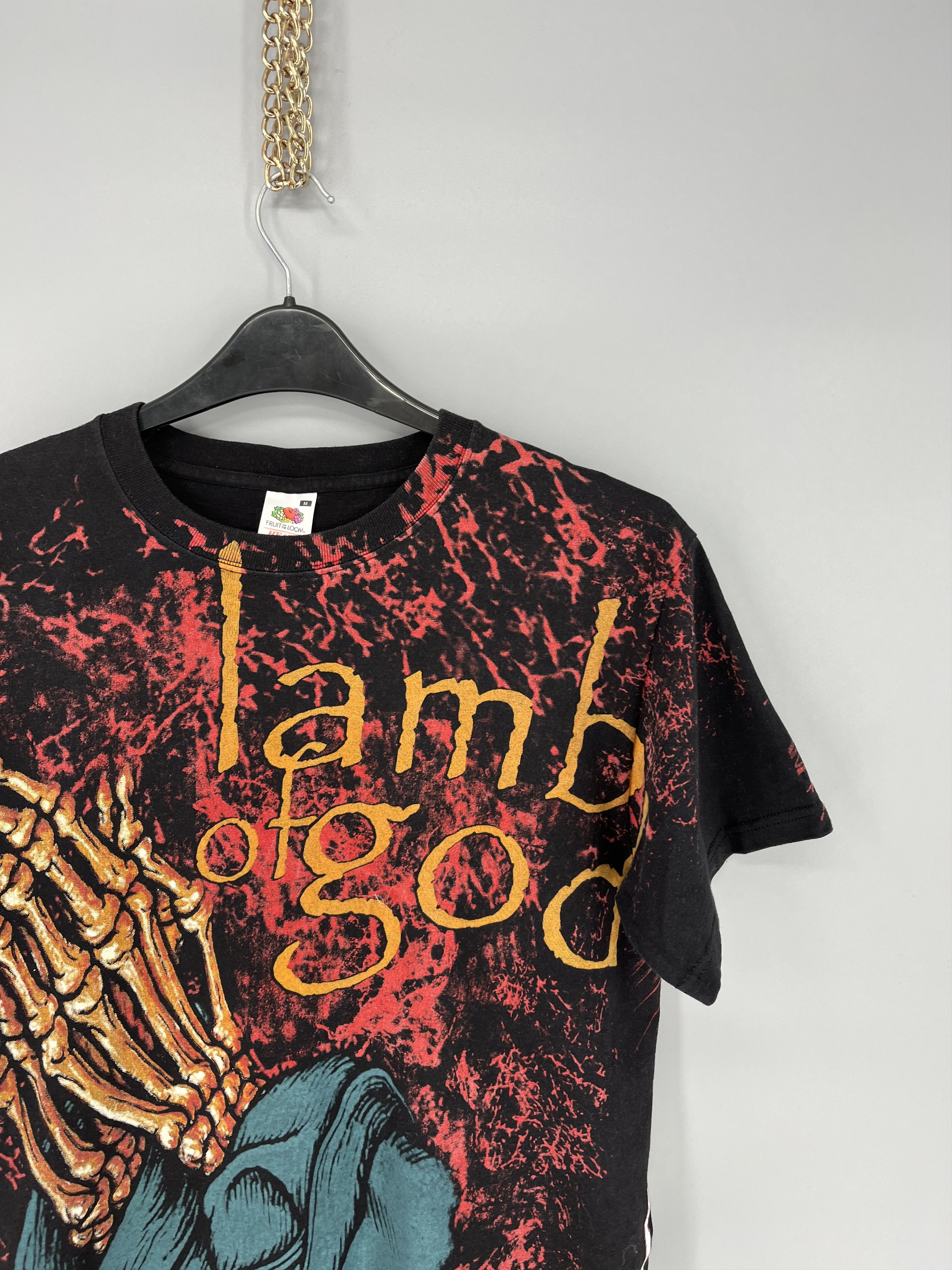 Band Tees Vintage Lamb Of God Bootleg Tshirt Tee Horror Face Size US M / EU 48-50 / 2 - 4 Thumbnail