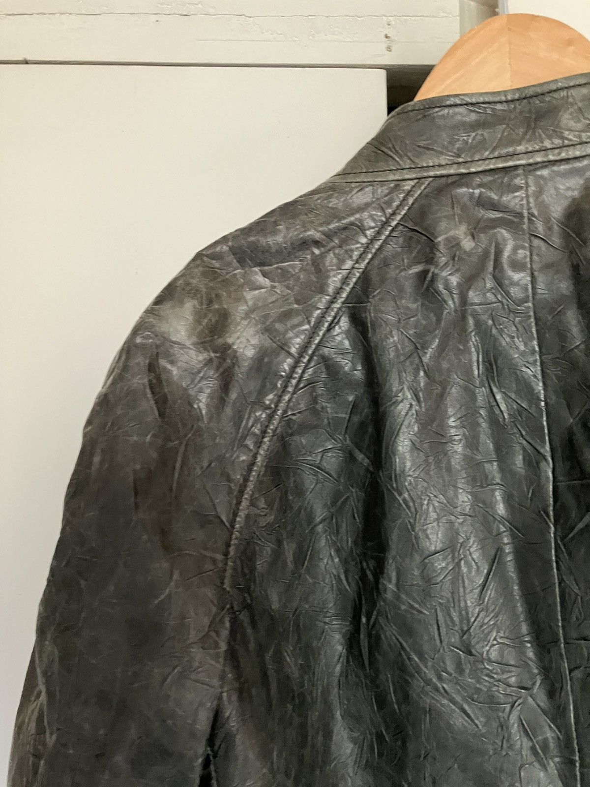 Yves Saint Laurent leather jacket X Stefano Pilati
