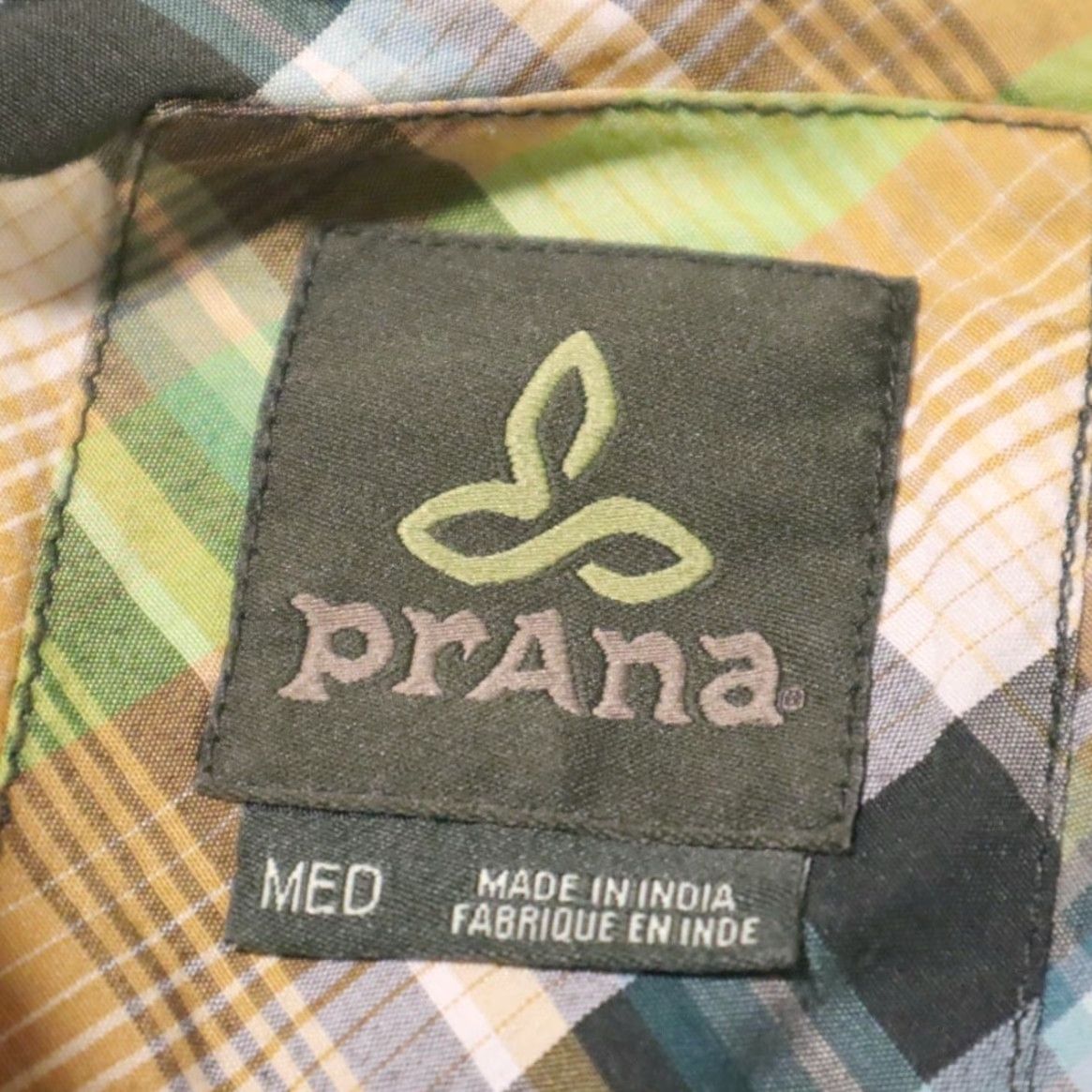 Prana Prana Button Down Pocket Cotton Blend Plaid Shirt Green Men's M Size US M / EU 48-50 / 2 - 5 Thumbnail