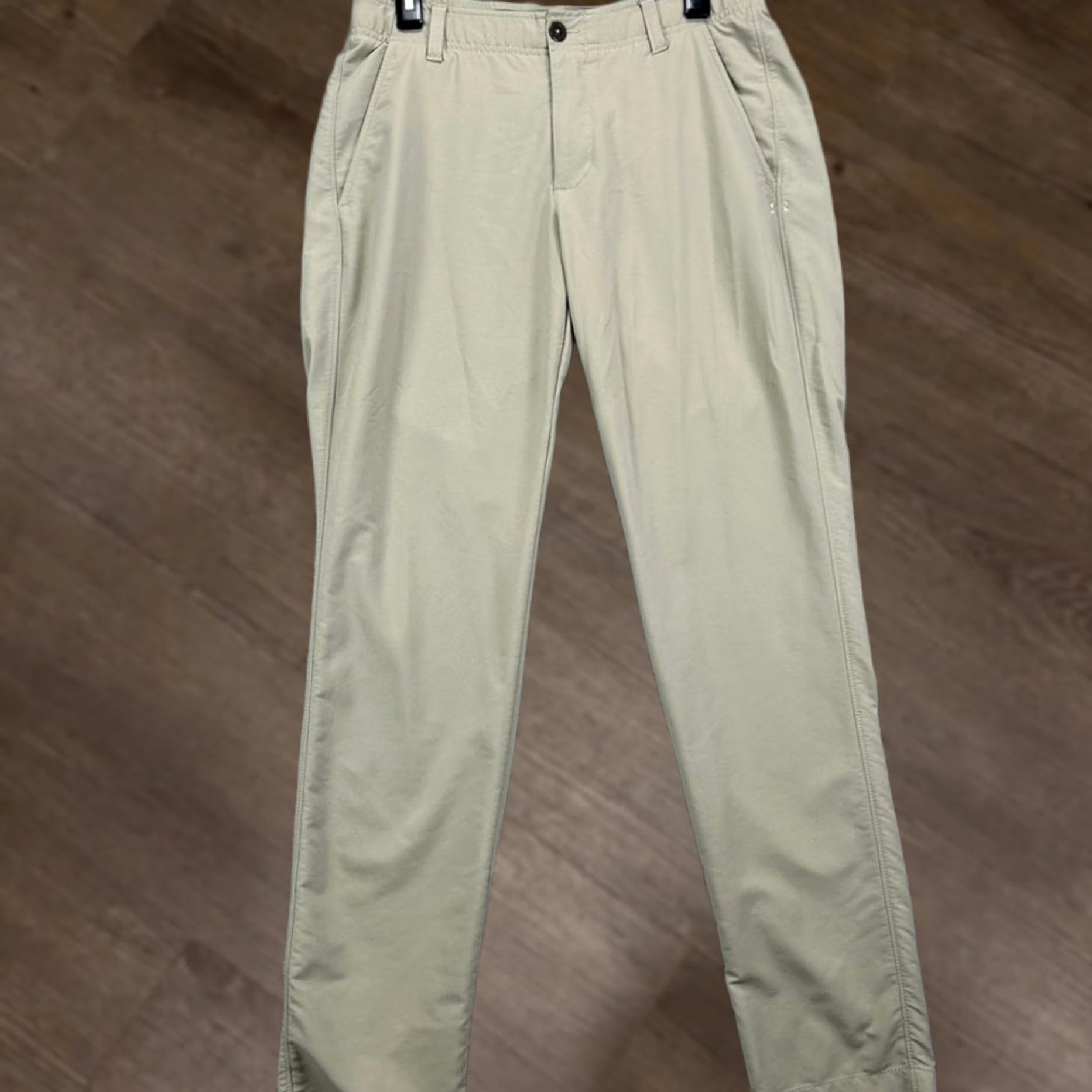 Under Armour Under Armour Hiking Pants Mens Beige Nylon Blend Straight Leg Pocket Logo 32X32 Size US 32 / EU 48 - 1 Thumbnail