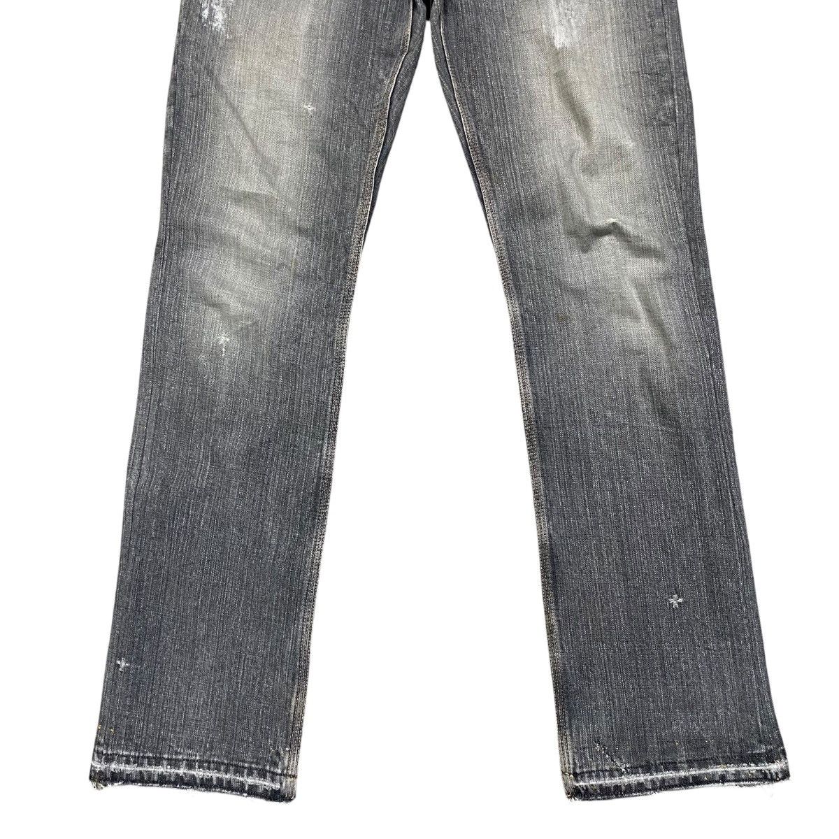 Hysteric Glamour Vintage X-Girl Distressed Denim Faded Black Jeans Size US 30 / EU 46 - 7 Thumbnail