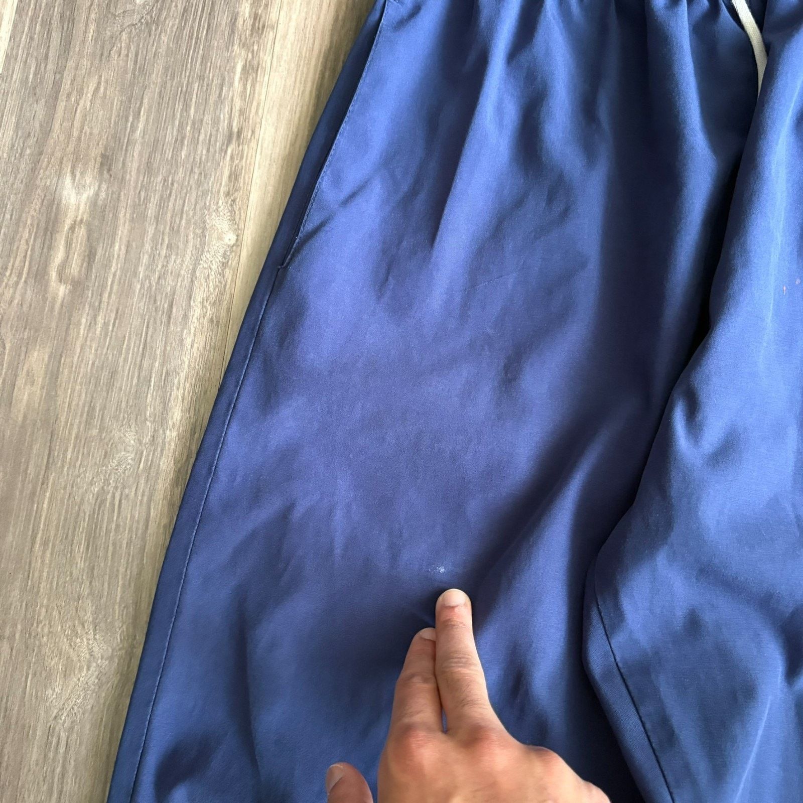 Vintage Vintage 1970s Striped Track Pants Men's Size S Blue Short Size US 32 / EU 48 - 7 Thumbnail