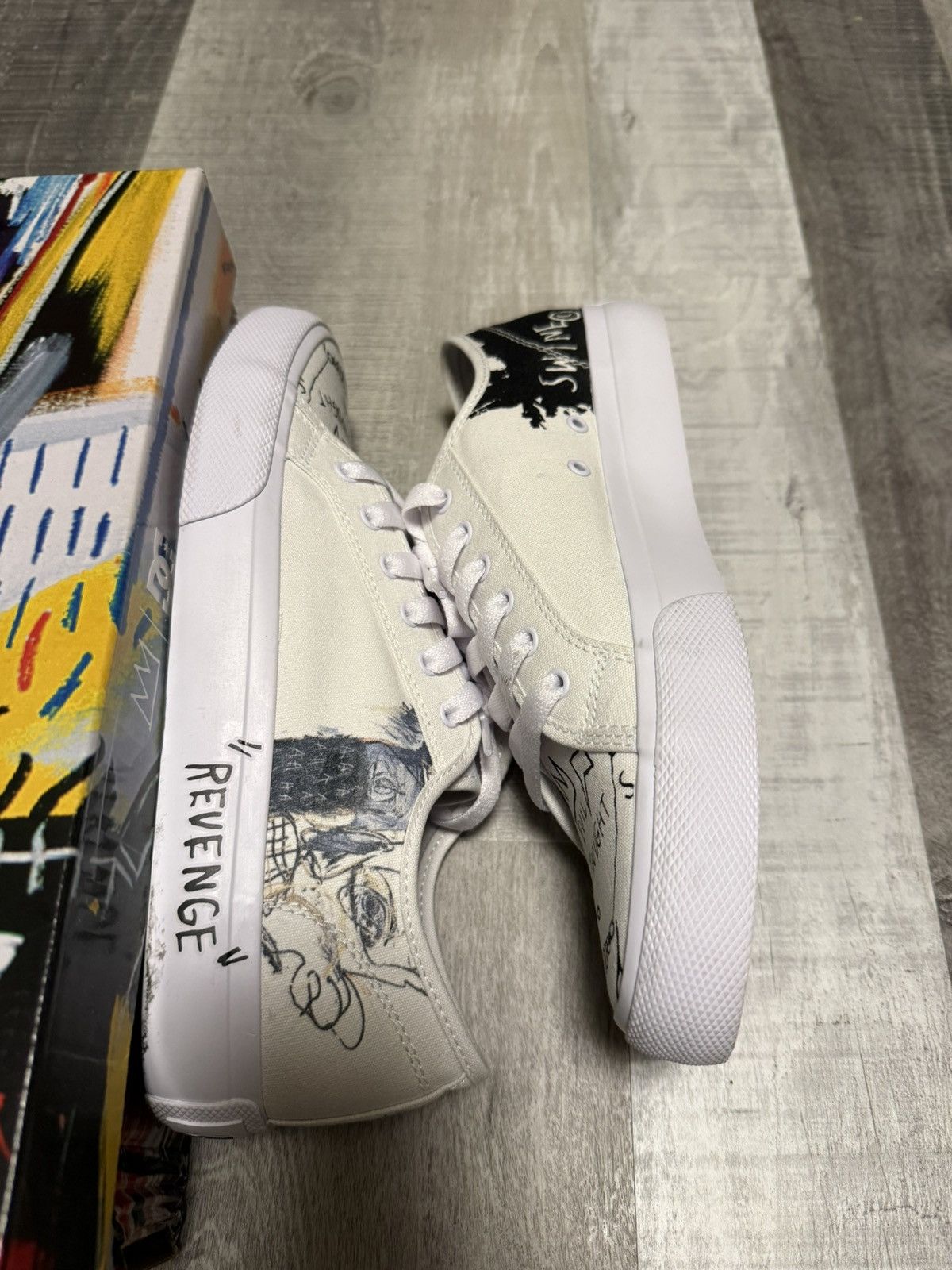 DC DC Shoes x Basquiat Manual Sz 9 – Limited Edition Size US 9 / EU 42 - 6 Thumbnail