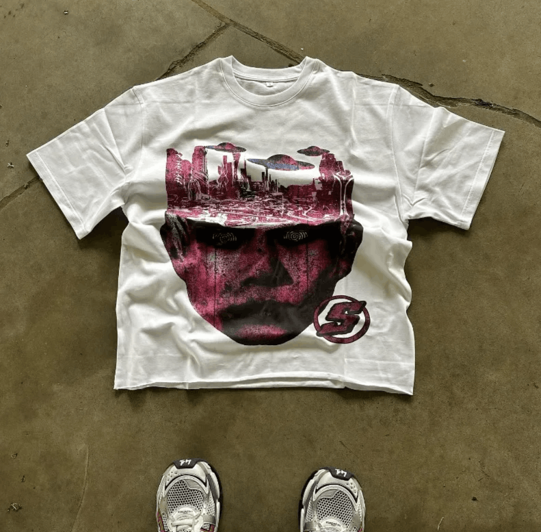 Vision Streetwear retro fashion casual oversized T-shirt Size US XL / EU 56 / 4 - 5 Thumbnail