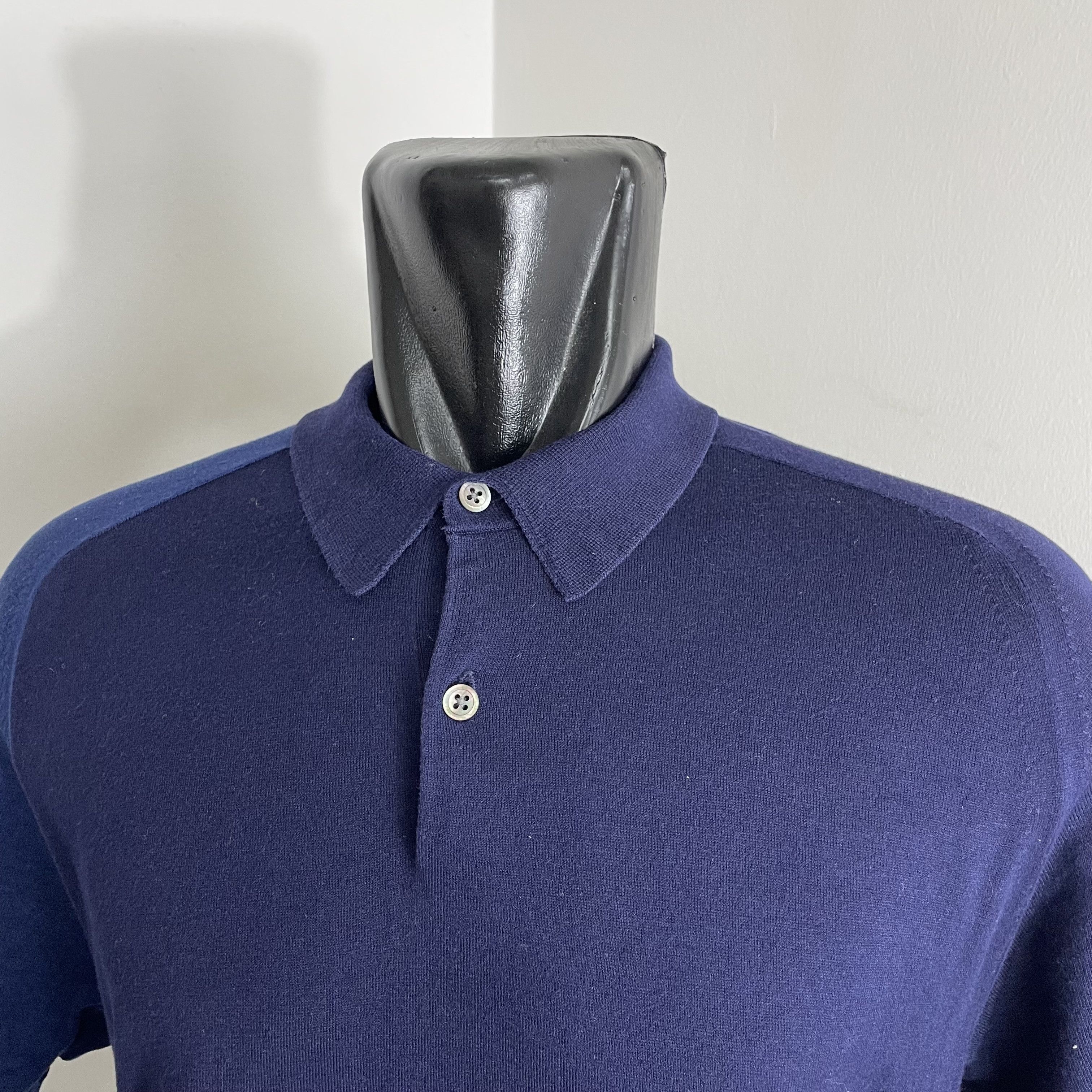 Designer × Jil Sander JIL SANDER UNIQLO POLO SHIRT SMART CASUAL J+ Size US M / EU 48-50 / 2 - 2 Thumbnail