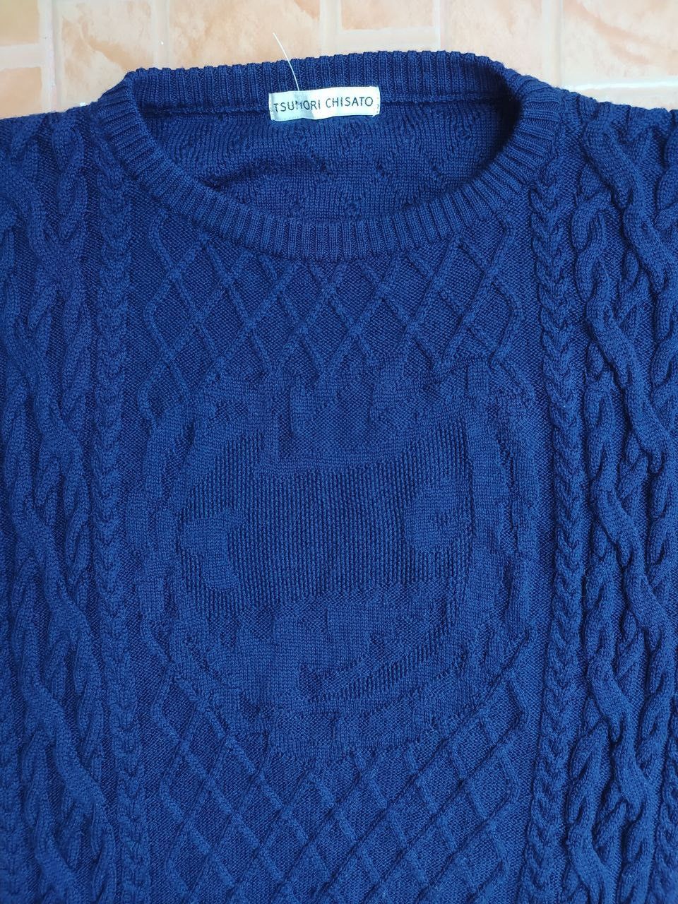 Tsumori Chisato TSUMORI CHISATO WOOL CABLE KNIT SWEATER SIZE 2 Size M / US 6-8 / IT 42-44 - 2 Thumbnail