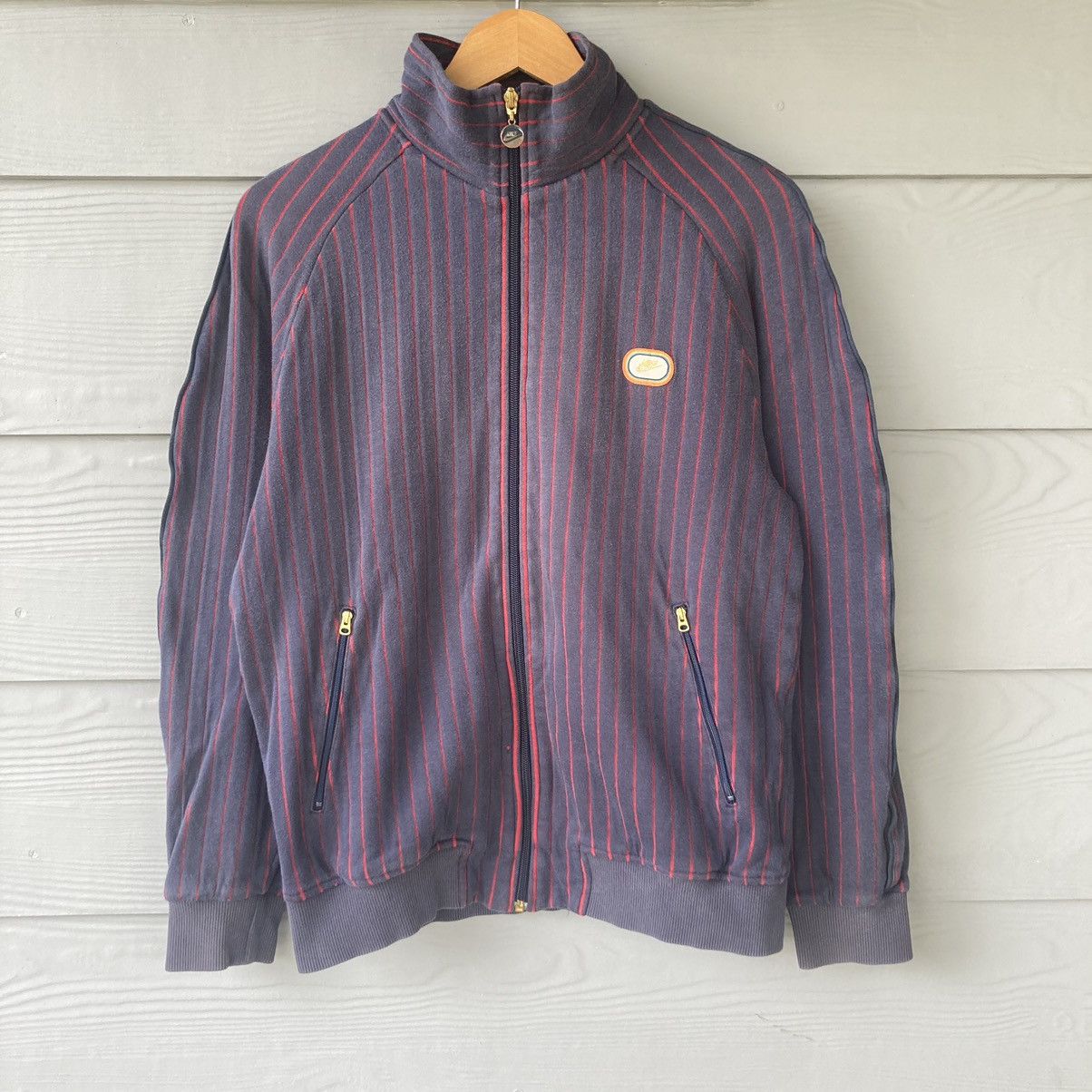 Nike Y2K Nike Blue Stripes Track Jacket Size US L / EU 52-54 / 3 - 1 Thumbnail
