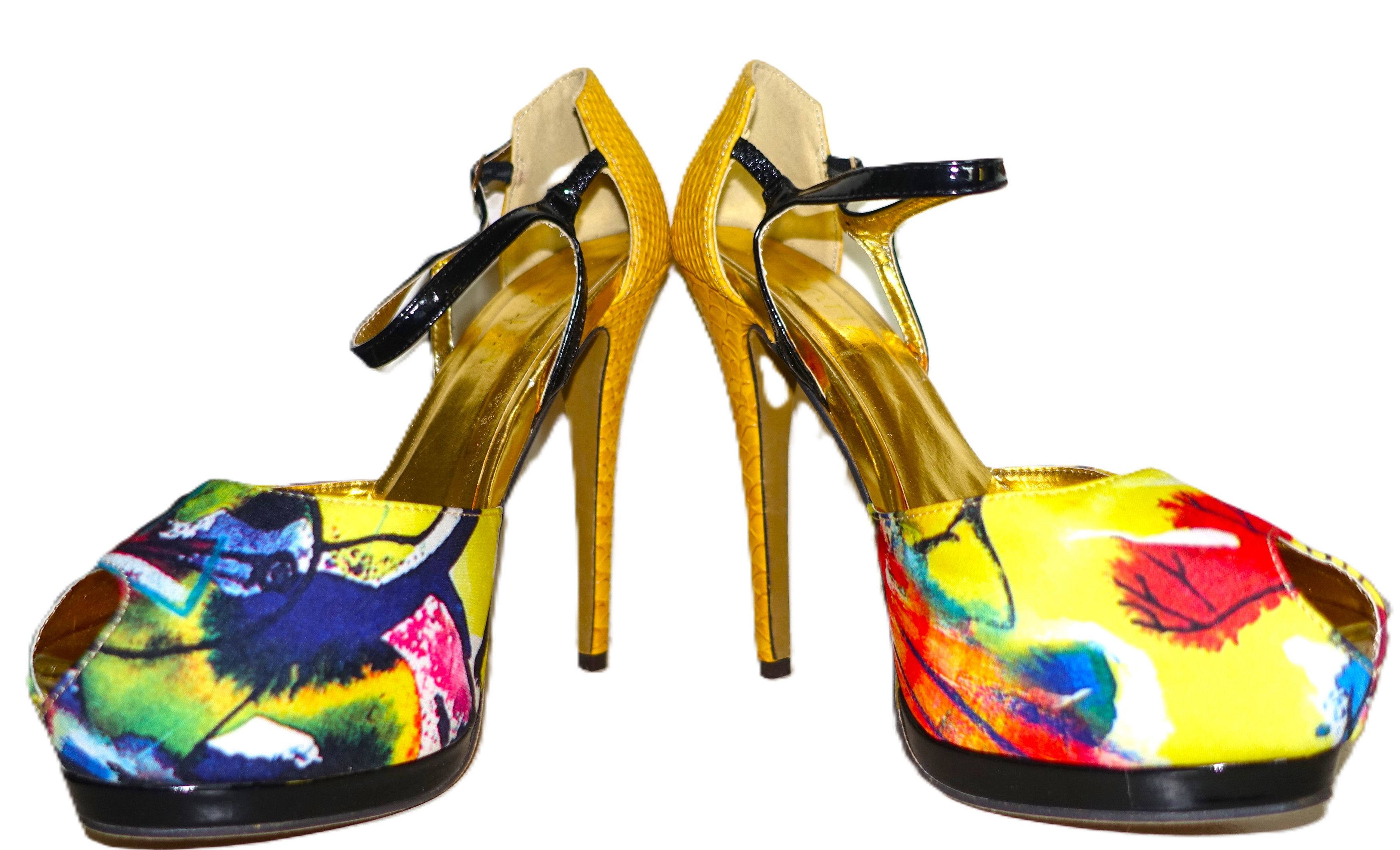 Other Liliana Multi colored Stilettos 8 Size US 8 / IT 38 - 4 Thumbnail