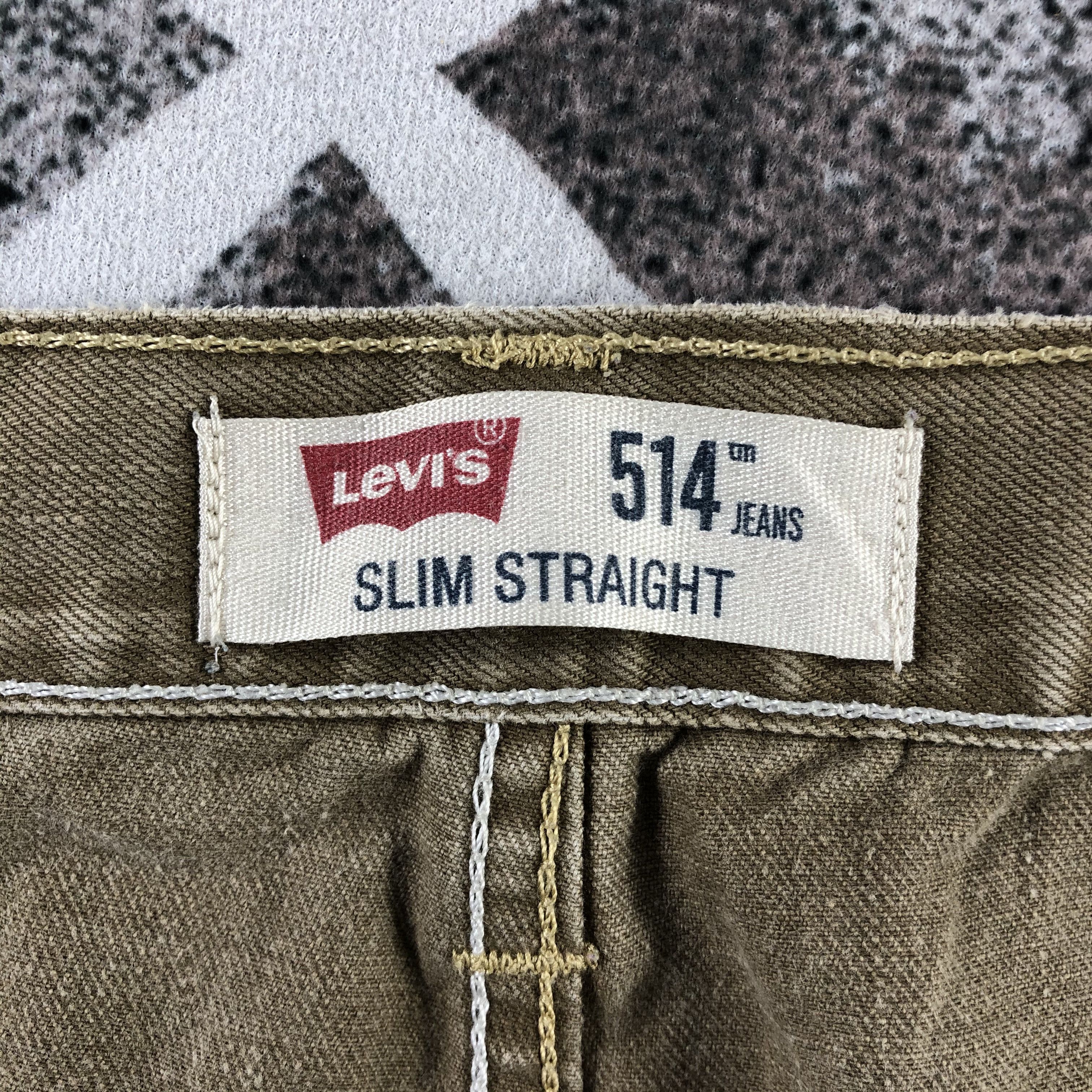 Levi's Vintage Levis 514 Jeans Earth Tone Denim KJ1369 Size US 33 - 12 Thumbnail