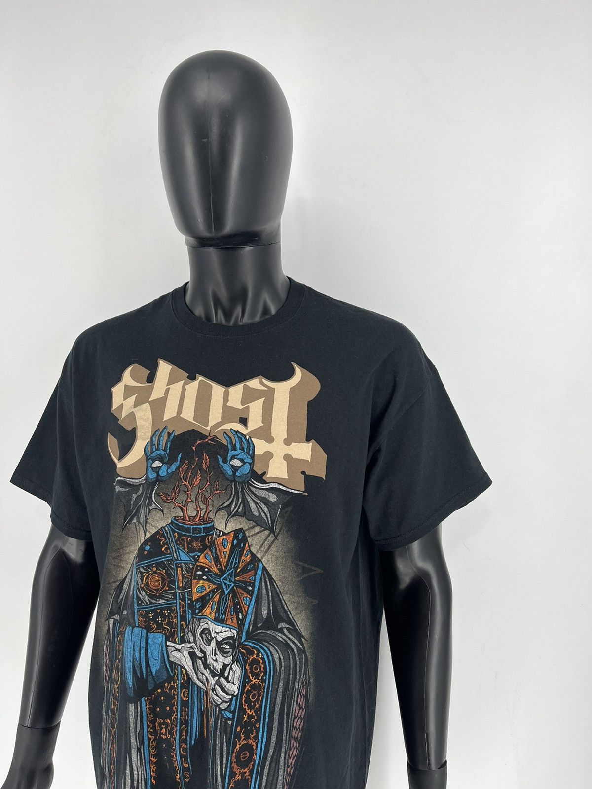 Band Tees Vintage 90s Ghost 666 Skulls Vamp Dead Face Horror Tee 90s Size US XL / EU 56 / 4 - 4 Thumbnail