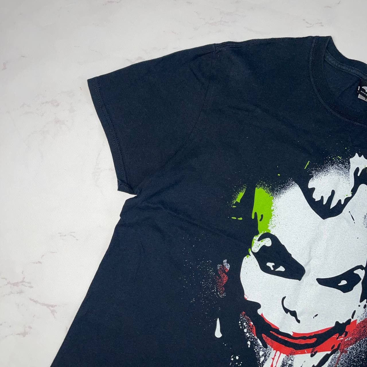 Vintage DC Comics Mens Joker Big Face T-shirt Black Sizes L Size US L / EU 52-54 / 3 - 4 Thumbnail