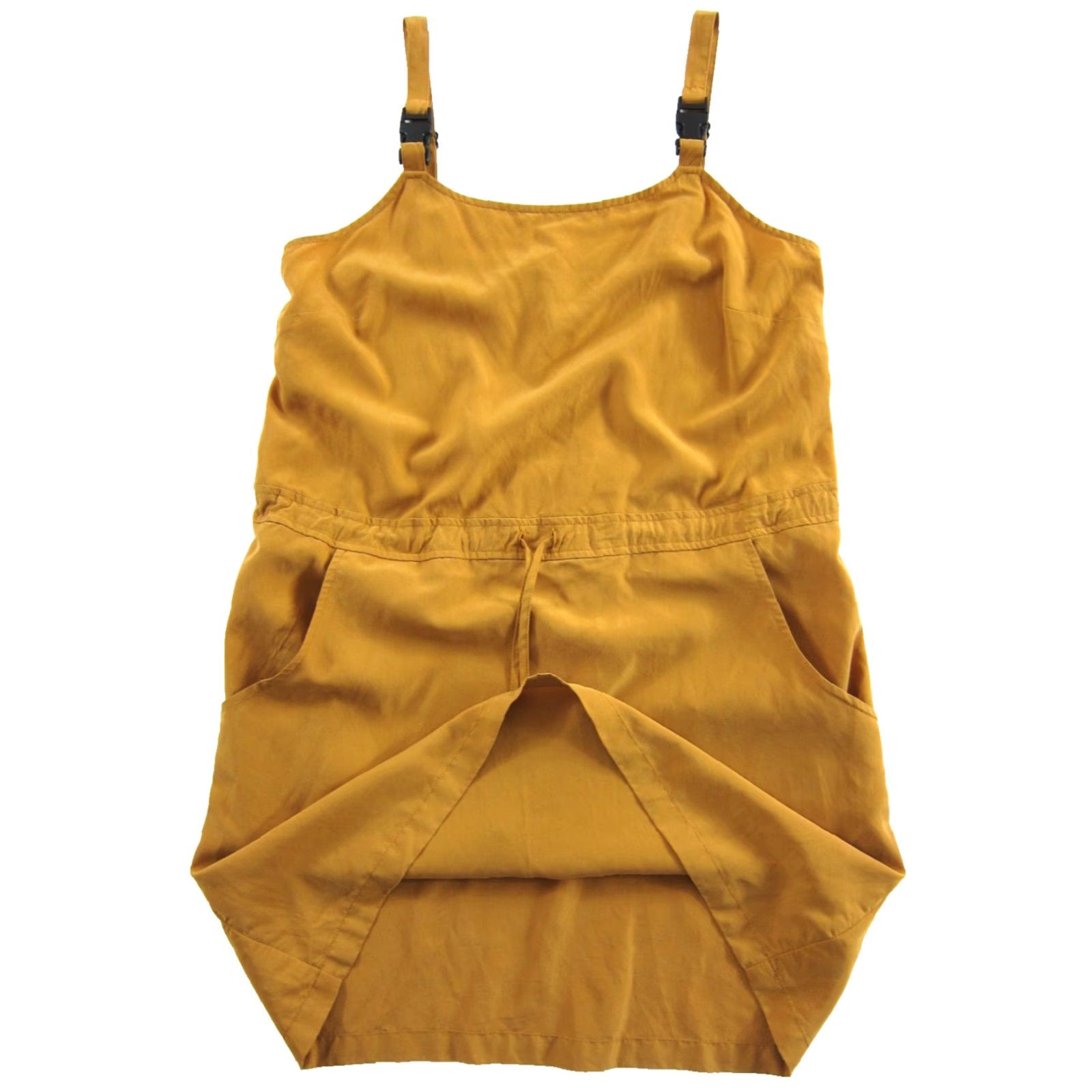 Urban Outfitters Urban Outfitters Rust Orange Silky Pocket Buckle Apron Tank Dress Medium Size M / US 6-8 / IT 42-44 - 3 Thumbnail