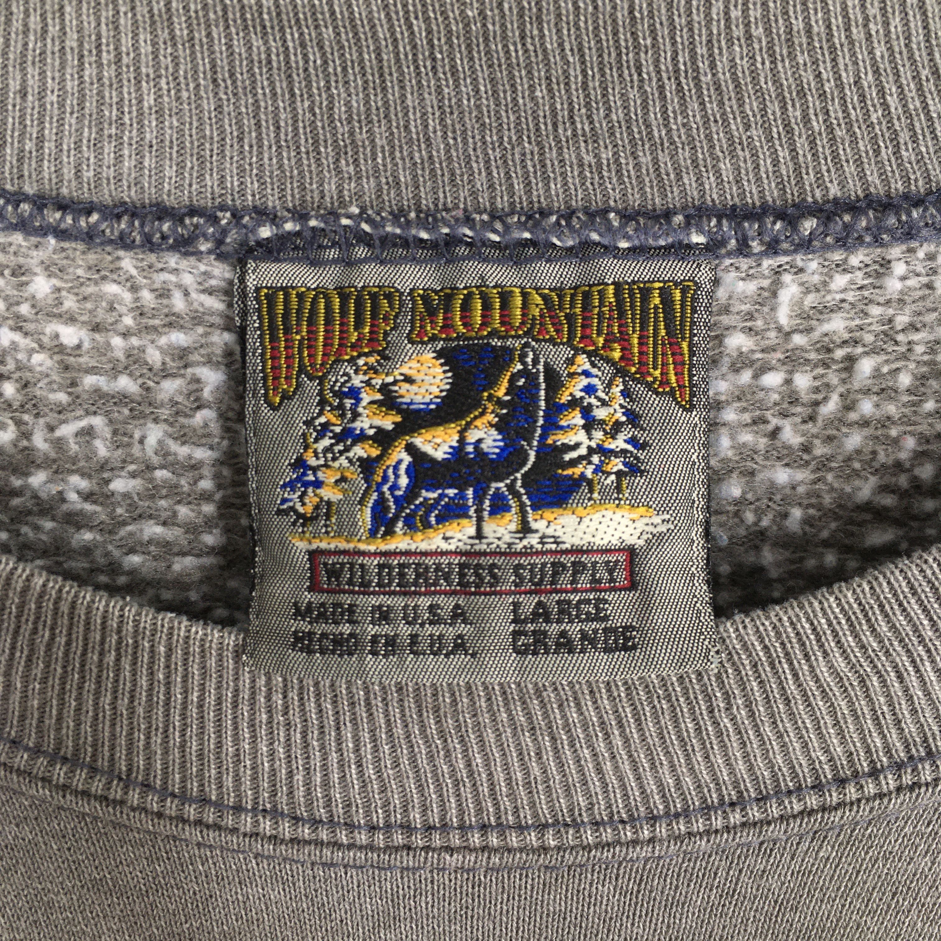 Habitat Vintage Grizzly Bear Wilderness Supply Sweatshirt XLarge Size US L / EU 52-54 / 3 - 5 Thumbnail