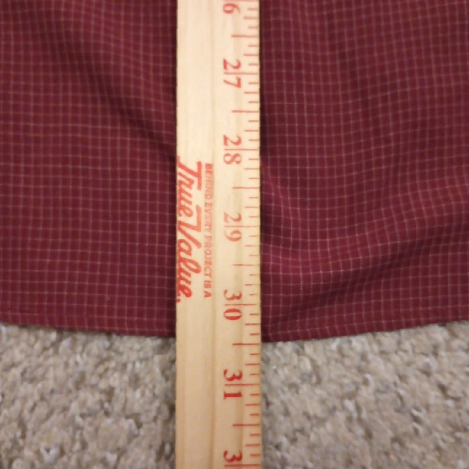 Van Heusen Van Heusen Shirt Mens Large Red Plaid Long Sleeve Button Down Cotton Blend Size US L / EU 52-54 / 3 - 7 Thumbnail