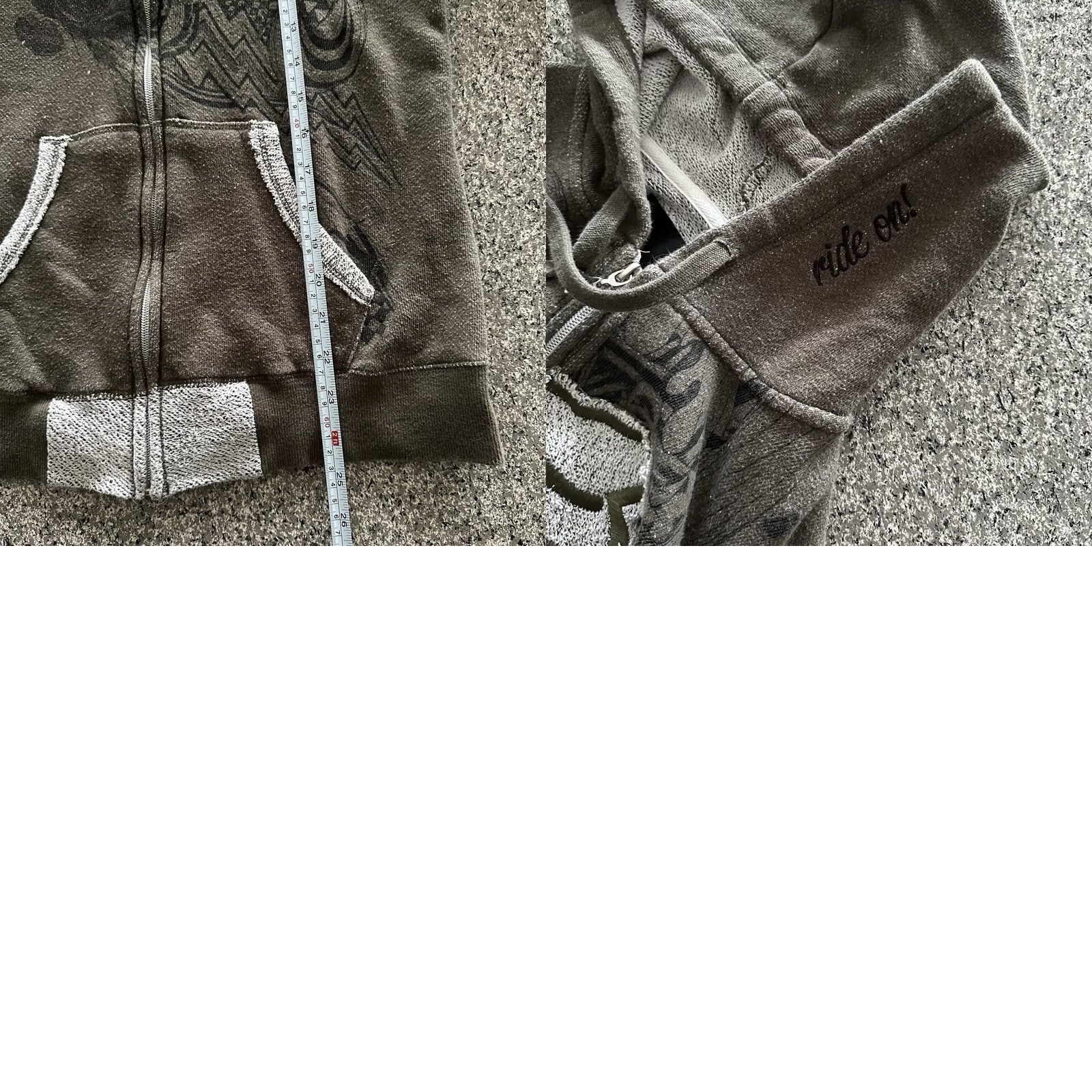Fox Racing Fox Hoodie Womens L Full Zip Grunge Green Olive Fox Racing Hoodie Womens L Full Zip Grunge Olive Green Size L / US 10 / IT 46 - 8 Thumbnail