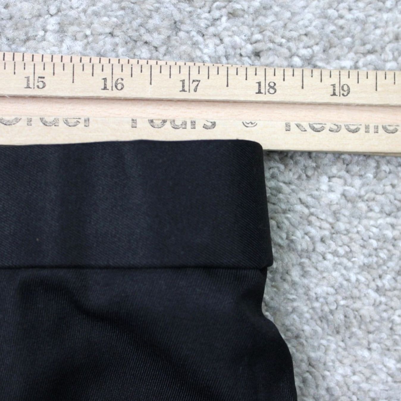Croft & Barrow Croft & Barrow Pants Mens 36x30 Black NWT Dress Pants Classic Flat Front Stretch Easy Care Cotton Polyester Size US 36 / EU 52 - 7 Thumbnail