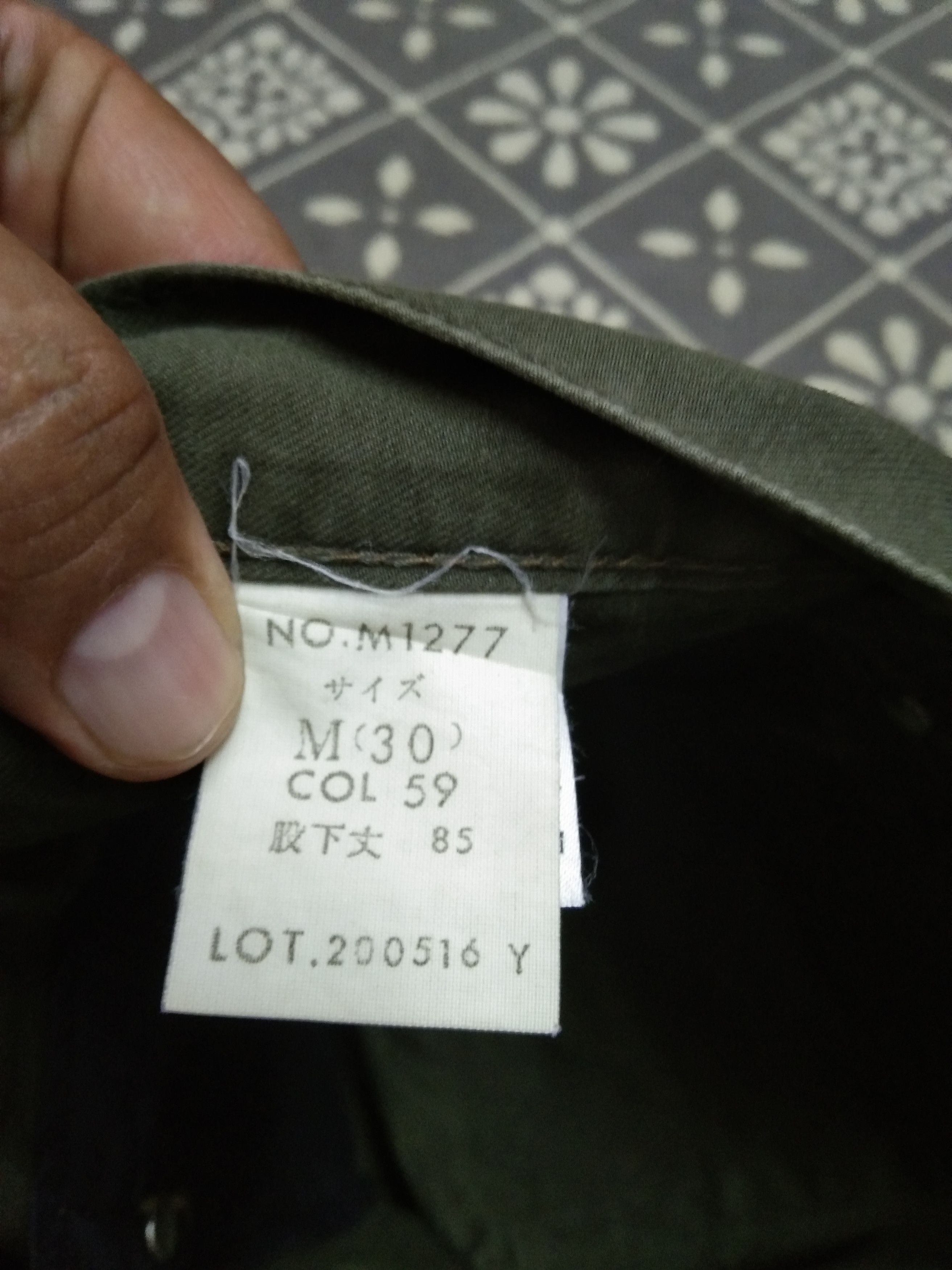 Japan Blue × Japanese Brand × Vintage MADE IN NIPPON BLUEWAY BELL BOTTOM MILITARY STYLE PANT Size US 30 / EU 46 - 8 Thumbnail