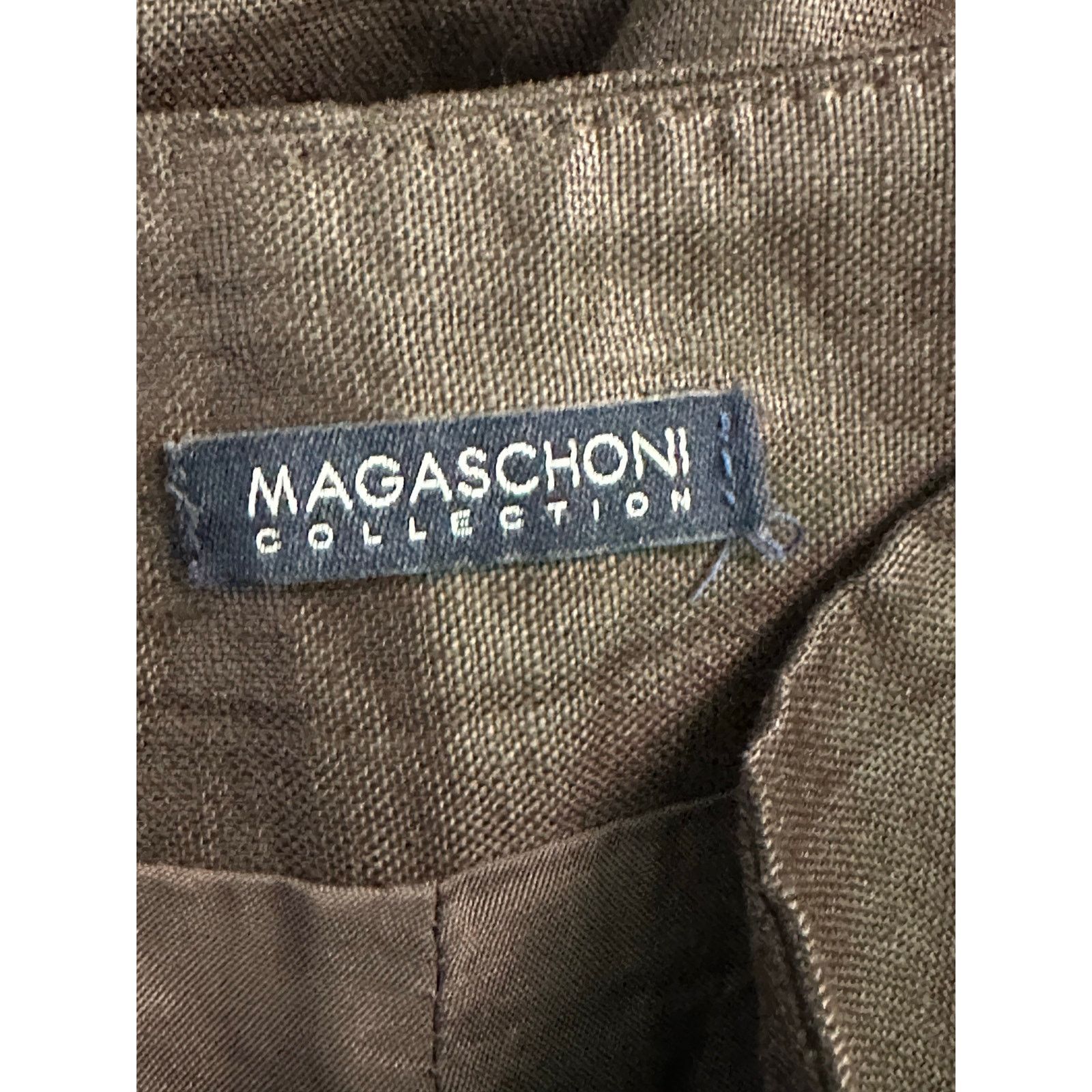 Magaschoni MAGASCHONI brown capri pants size Small Size 28" / US 6 / IT 42 - 4 Thumbnail
