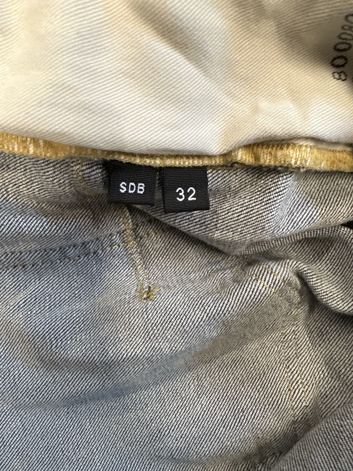 Purple Brand Purple Brand Dirty Washed Blue Denim Jeans Size 32 Size US 32 / EU 48 - 5 Thumbnail