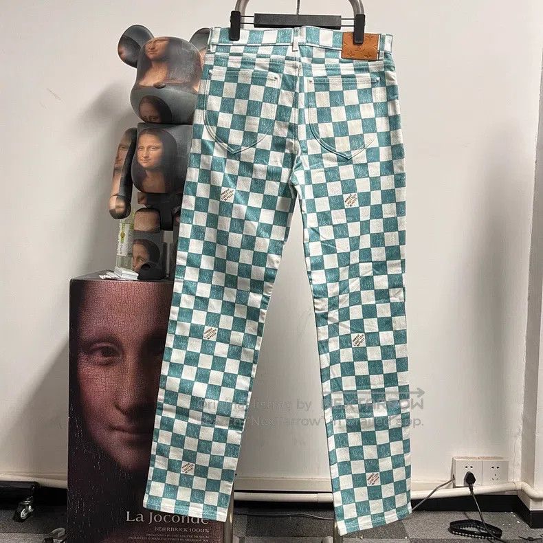 Louis Vuitton Louis Vuitton Checker Jeans Size US 33 - 2 Thumbnail