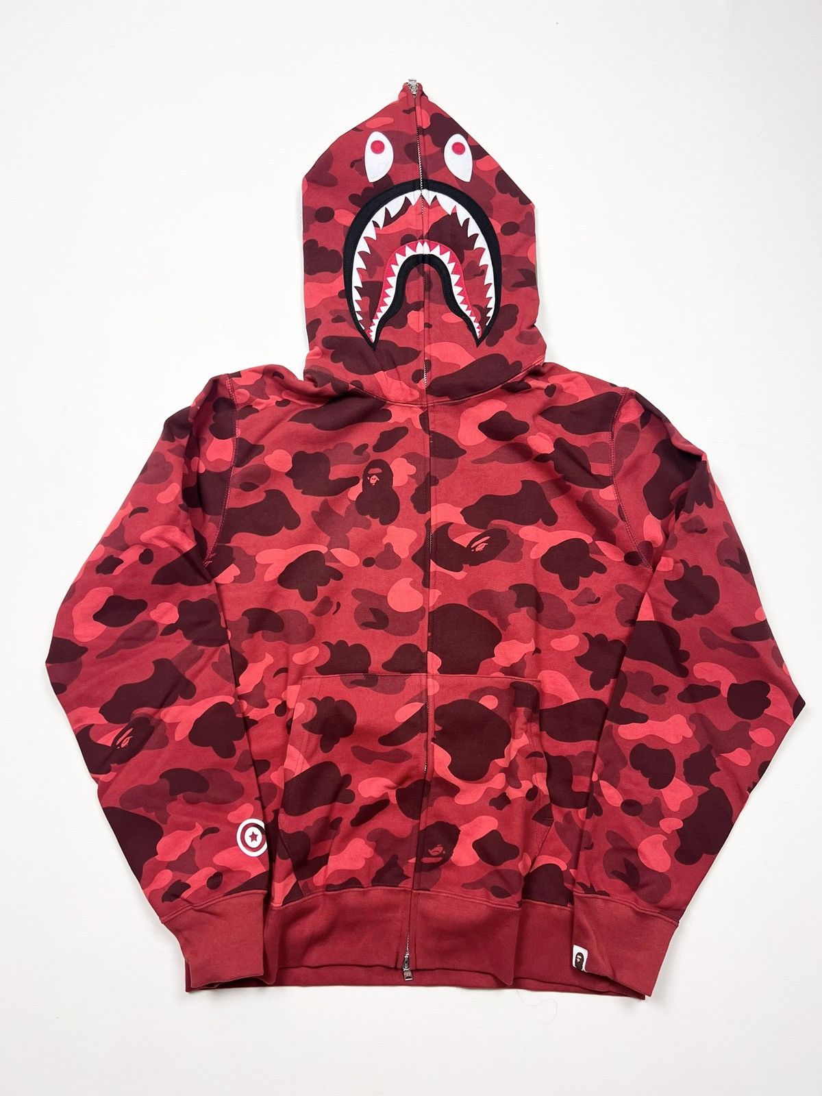 Bape Color Camo Shark Full Zip Hoodie | Grailed