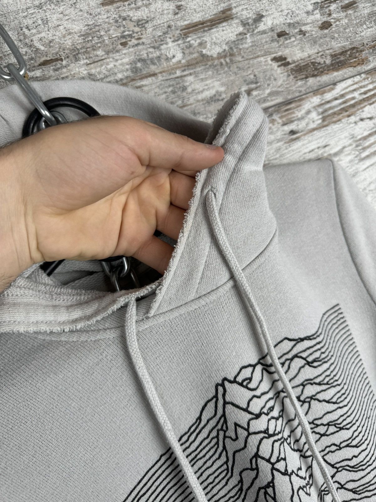 Band Tees × Joy Division × Vintage Mens Vintage Joy Division Hoodie band tee rare streetwear Size US S / EU 44-46 / 1 - 16 Thumbnail