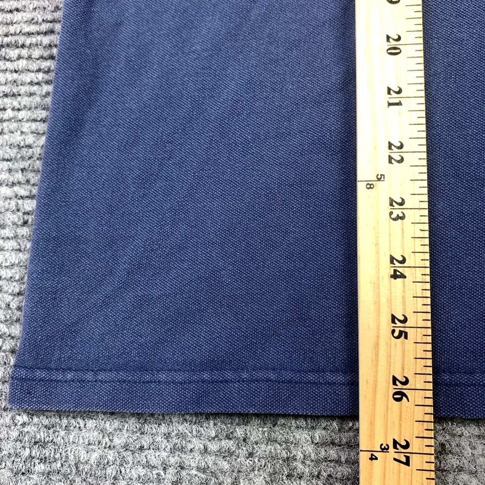 Hanes VINTAGE Hanes Stedman By Hanes Polo Shirt Striped Cuffs Short Sleeve Adult Medium Blue Men’s Polo Size US M / EU 48-50 / 2 - 5 Thumbnail