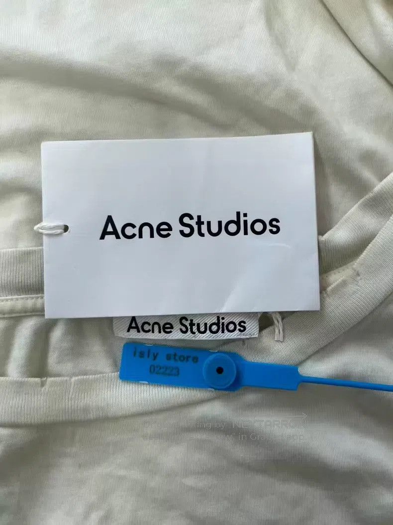 Acne Studios Acne Studios Logo letter print T-shirt, light green Size S / US 4 / IT 40 - 4 Thumbnail