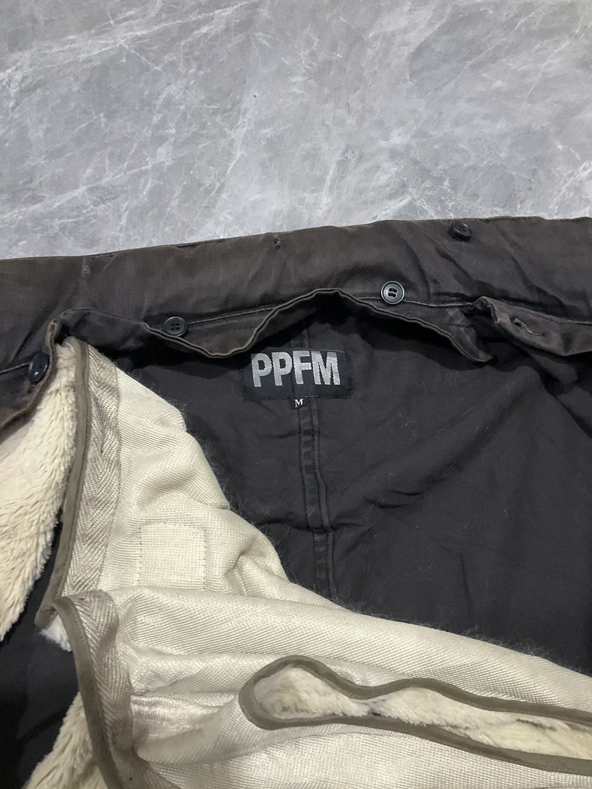 Japanese Brand × PPFM PPFM Jacket Coat 2 in 1 with extra fabric polister & hoodie Size US M / EU 48-50 / 2 - 5 Thumbnail