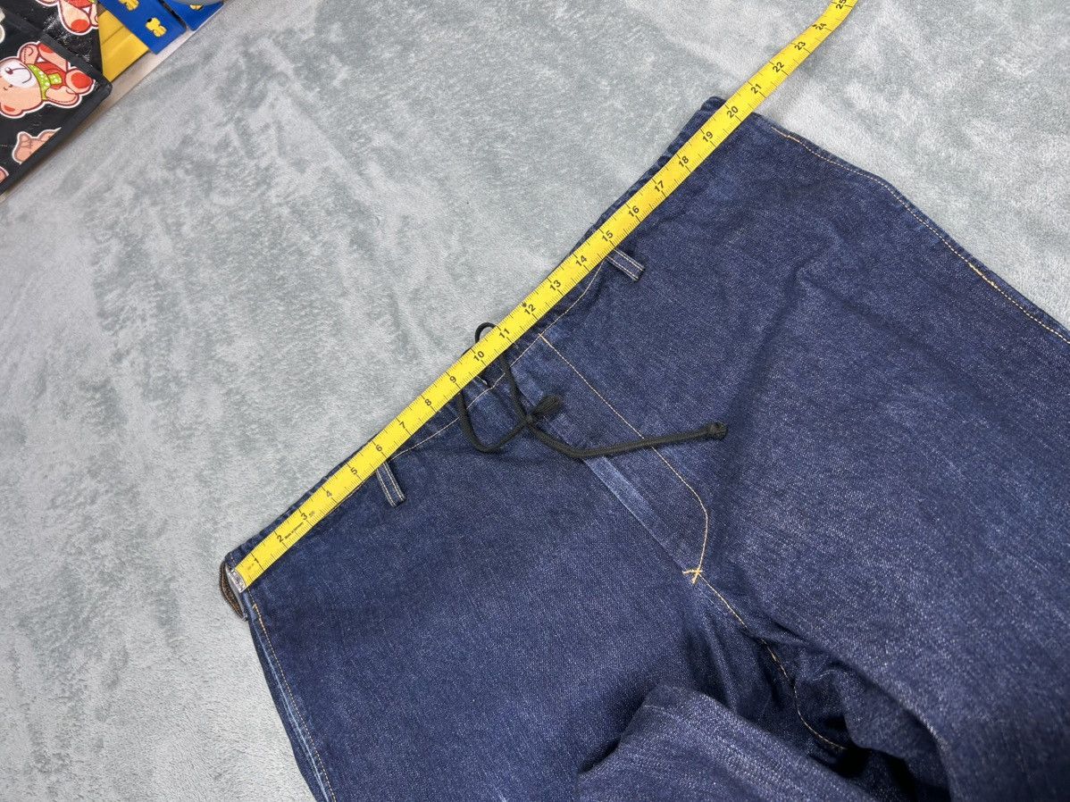 Yohji Yamamoto Yohji Yamamoto Drawstring Denim Jeans Size US 35 - 7 Thumbnail