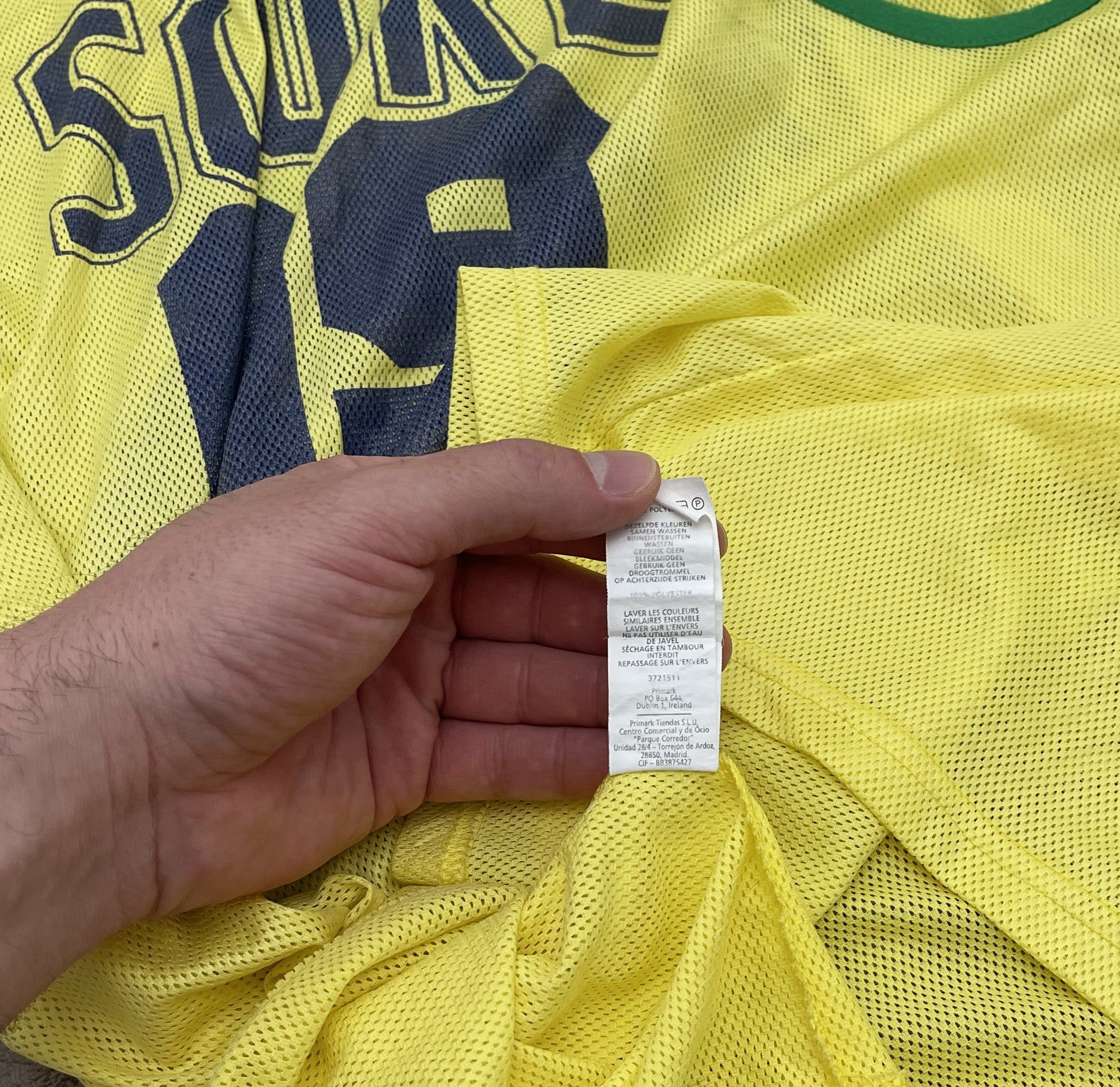 Vintage BRAZIL Football SCORE 09 Size US L / EU 52-54 / 3 - 6 Thumbnail