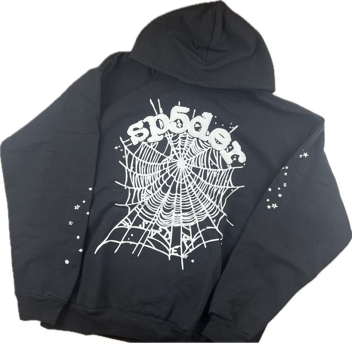 Spider Sp5der Black OG Web Hoodie | Grailed