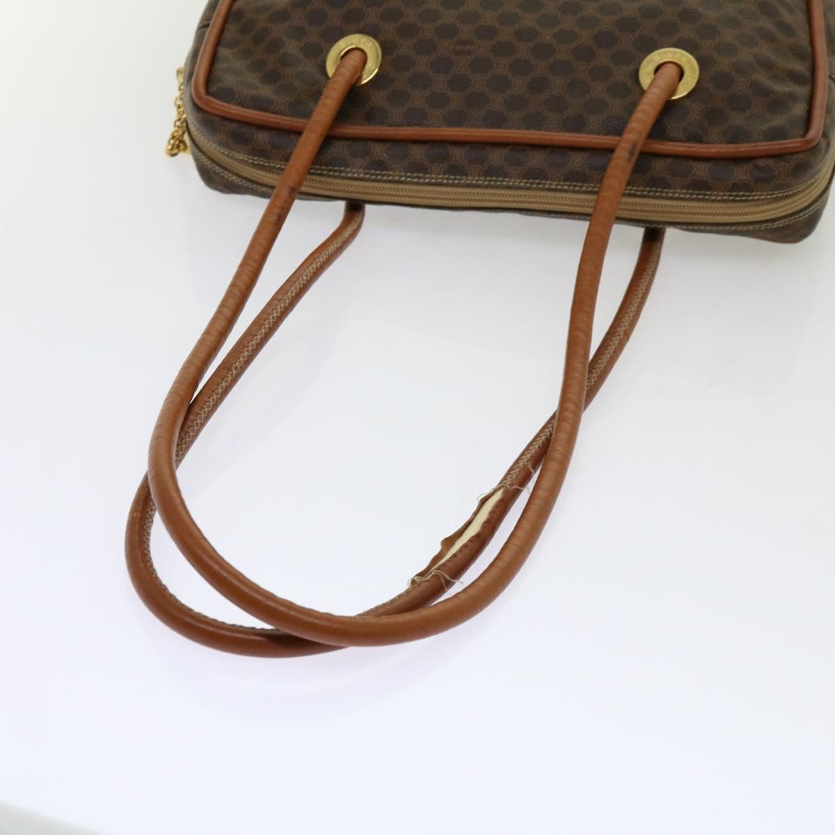 Celine CELINE Macadam Canvas Shoulder Bag Pvc Brown Size ONE SIZE - 7 Thumbnail