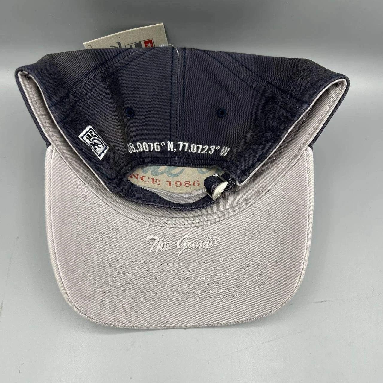 The Game Georgetown Hoyas Hat Men Blue NCAA Strap Back Cotton Size ONE SIZE - 4 Thumbnail